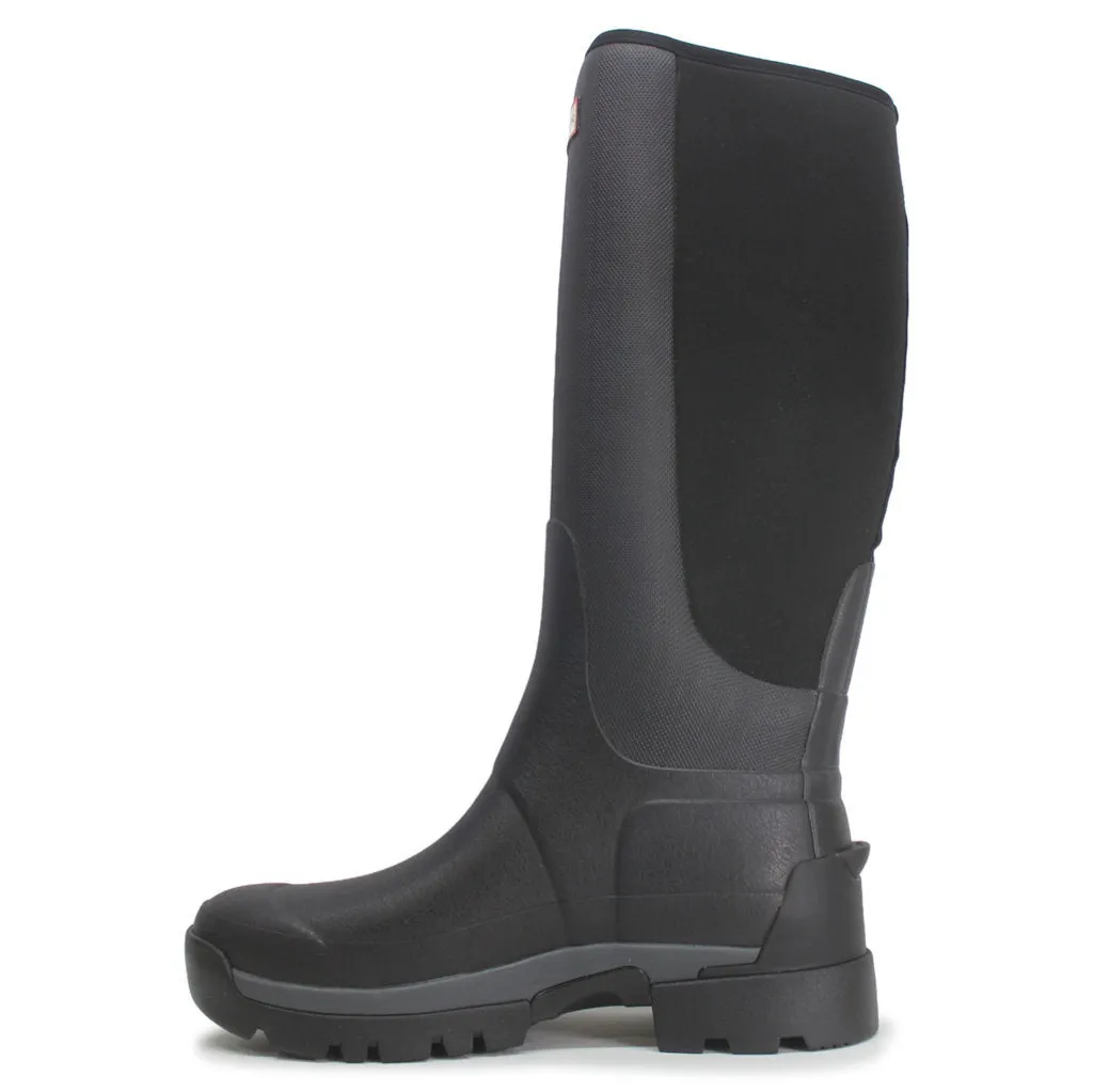 Bottes en caoutchouc synthétique hautes hybrides Hunter Field Balmoral pour hommes, longueur mollet