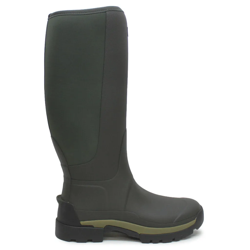 Bottes en caoutchouc synthétique hautes hybrides Hunter Field Balmoral pour hommes, longueur mollet