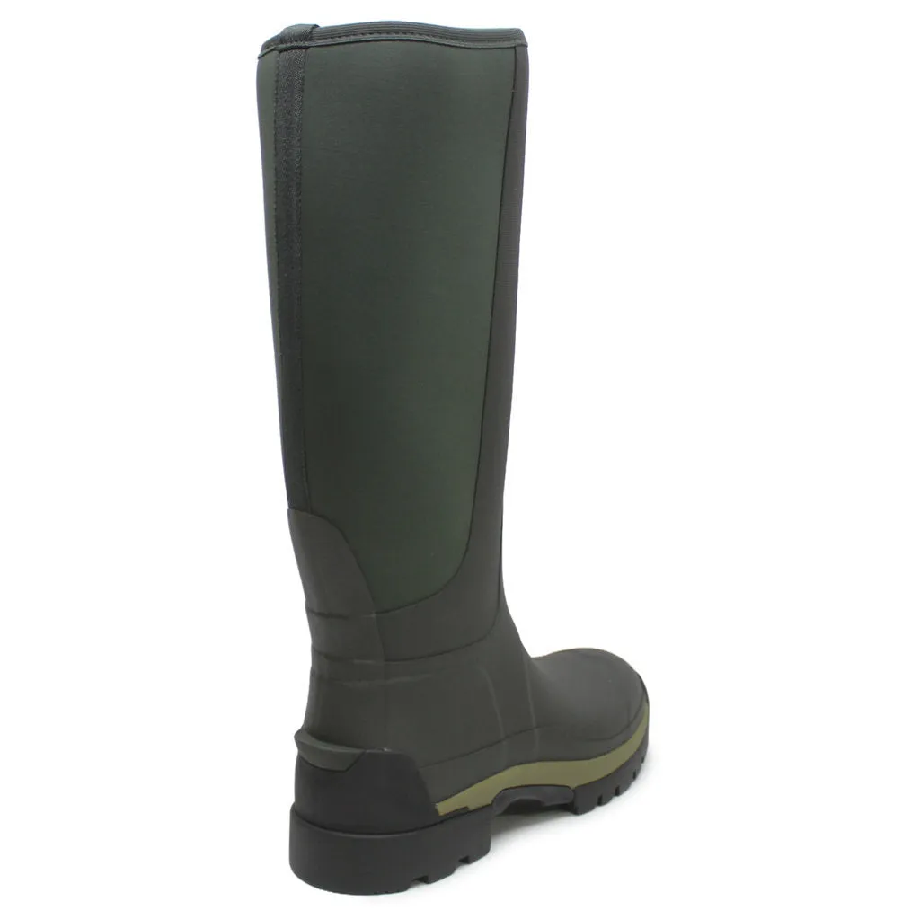 Bottes en caoutchouc synthétique hautes hybrides Hunter Field Balmoral pour hommes, longueur mollet
