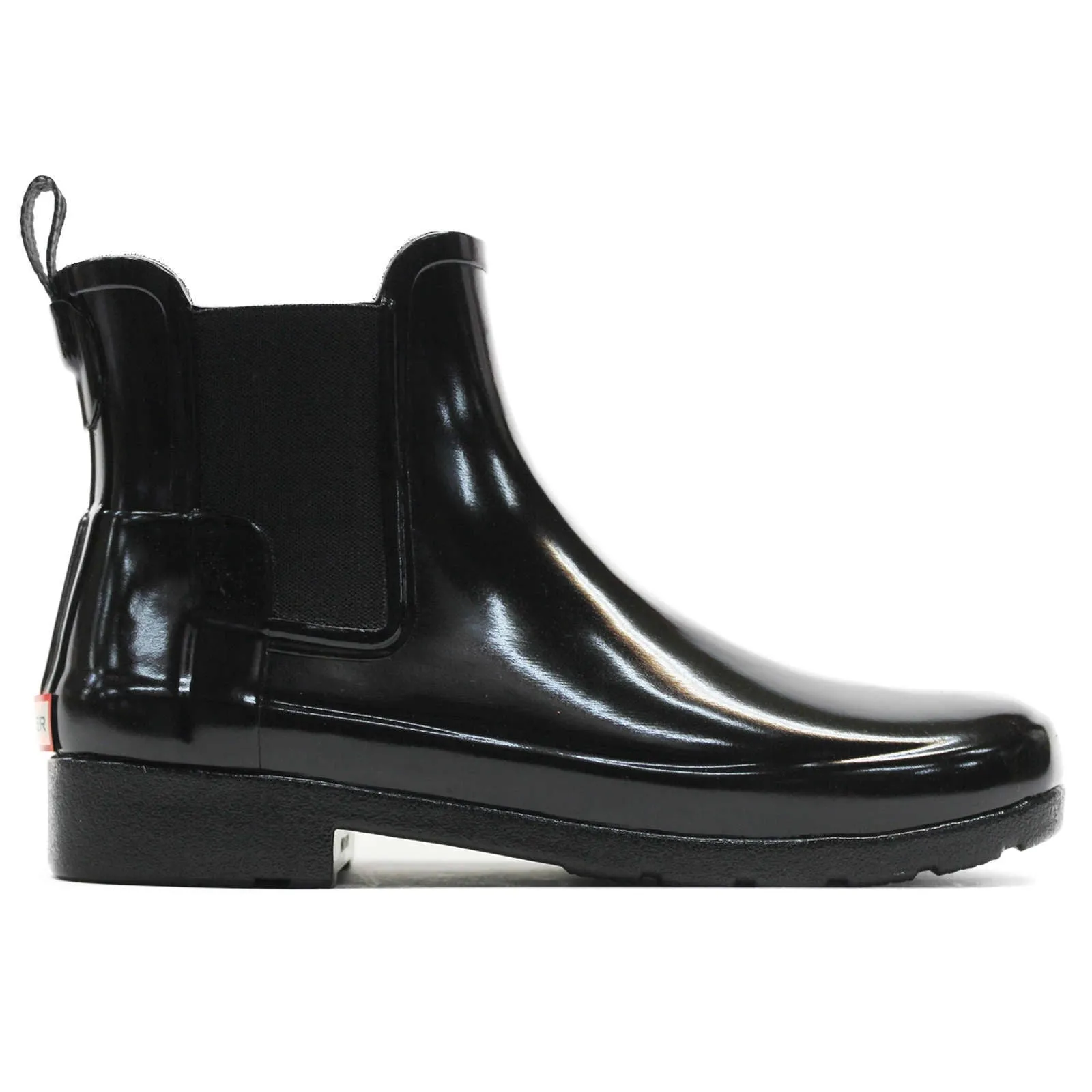 Bottes Chelsea pour femmes Hunter Original à finition brillante en caoutchouc raffiné