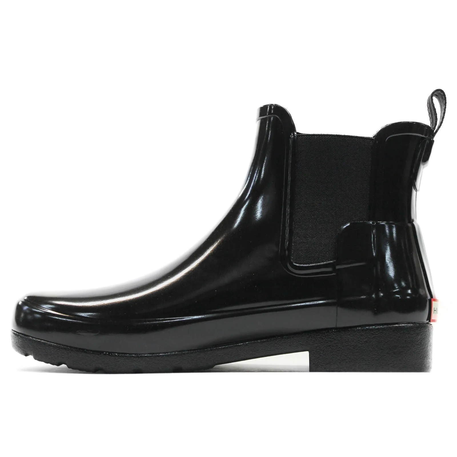 Bottes Chelsea pour femmes Hunter Original à finition brillante en caoutchouc raffiné