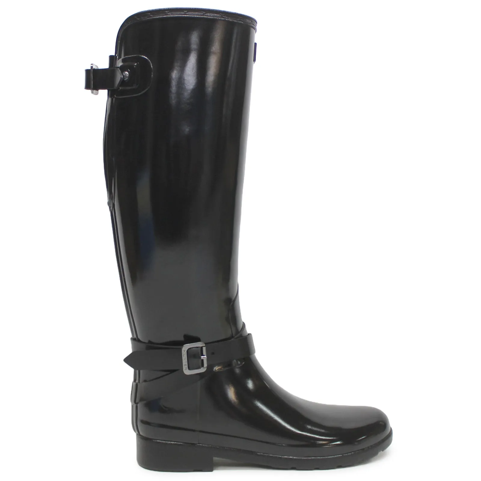 Bottes en caoutchouc brillant ajustables pour femmes Hunter Refined Gloss