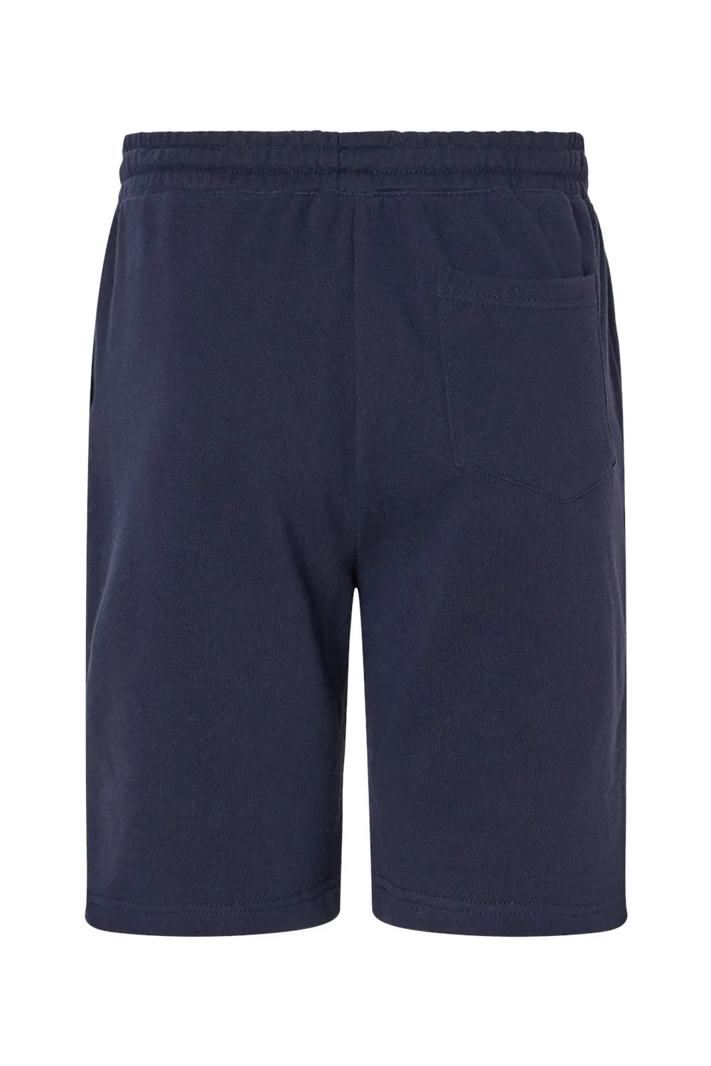Independent Trading Company Shorts en Polaire pour Homme avec Poches - Bleu Marine Classique
