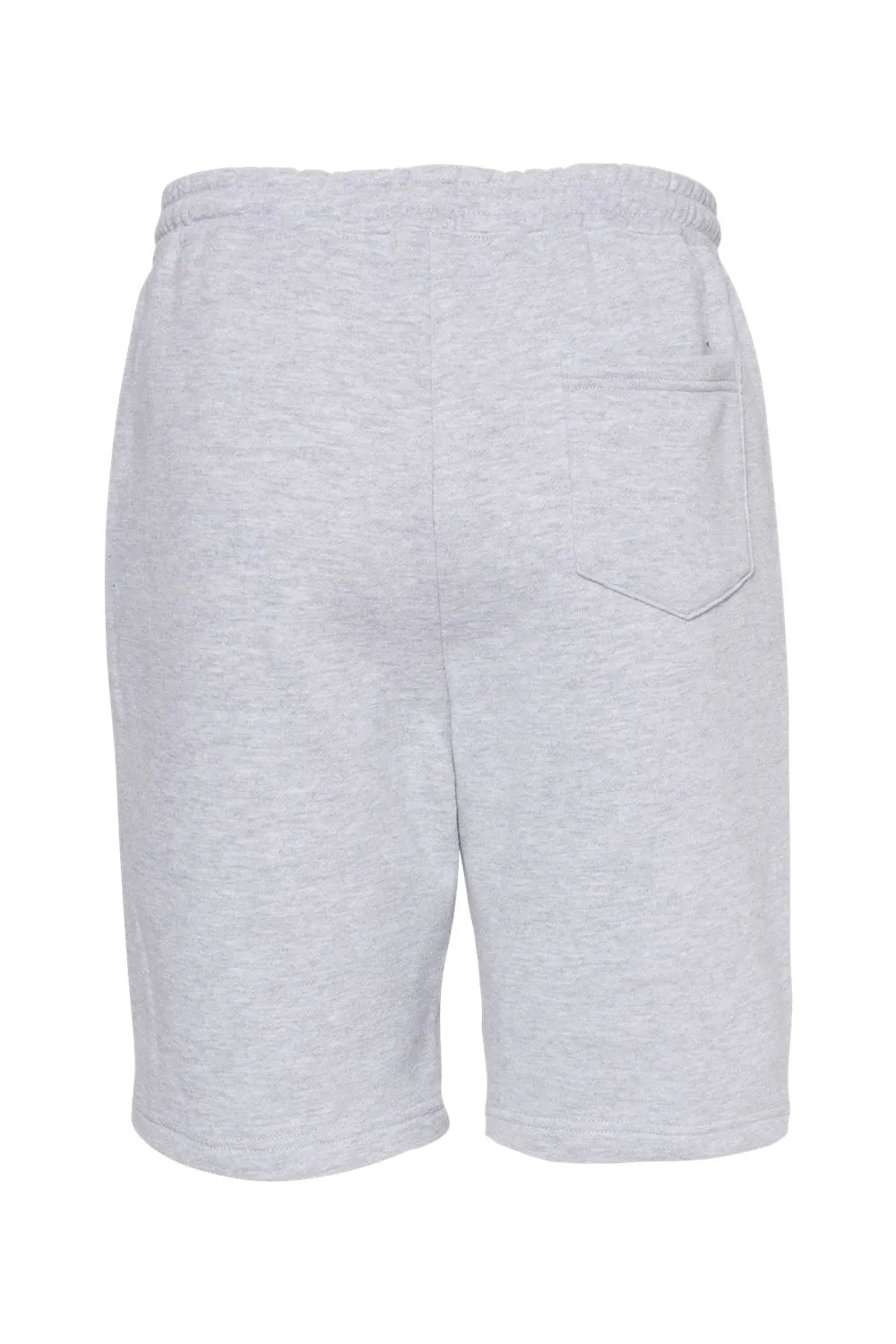 Independent Trading Company Shorts en Polaire pour Homme avec Poches - Gris Chiné