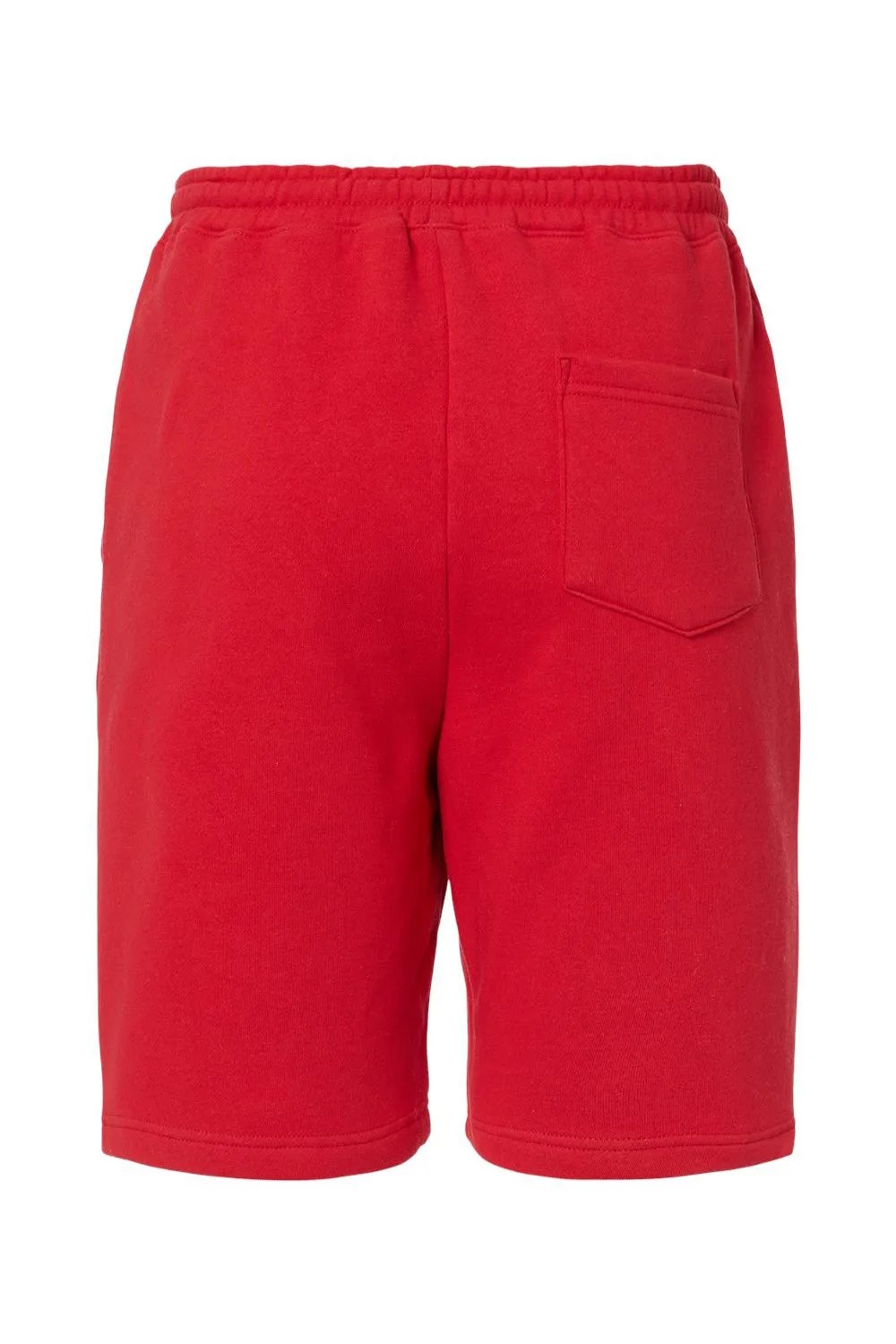 Independent Trading Company Shorts en polaire pour hommes avec poches - Rouge