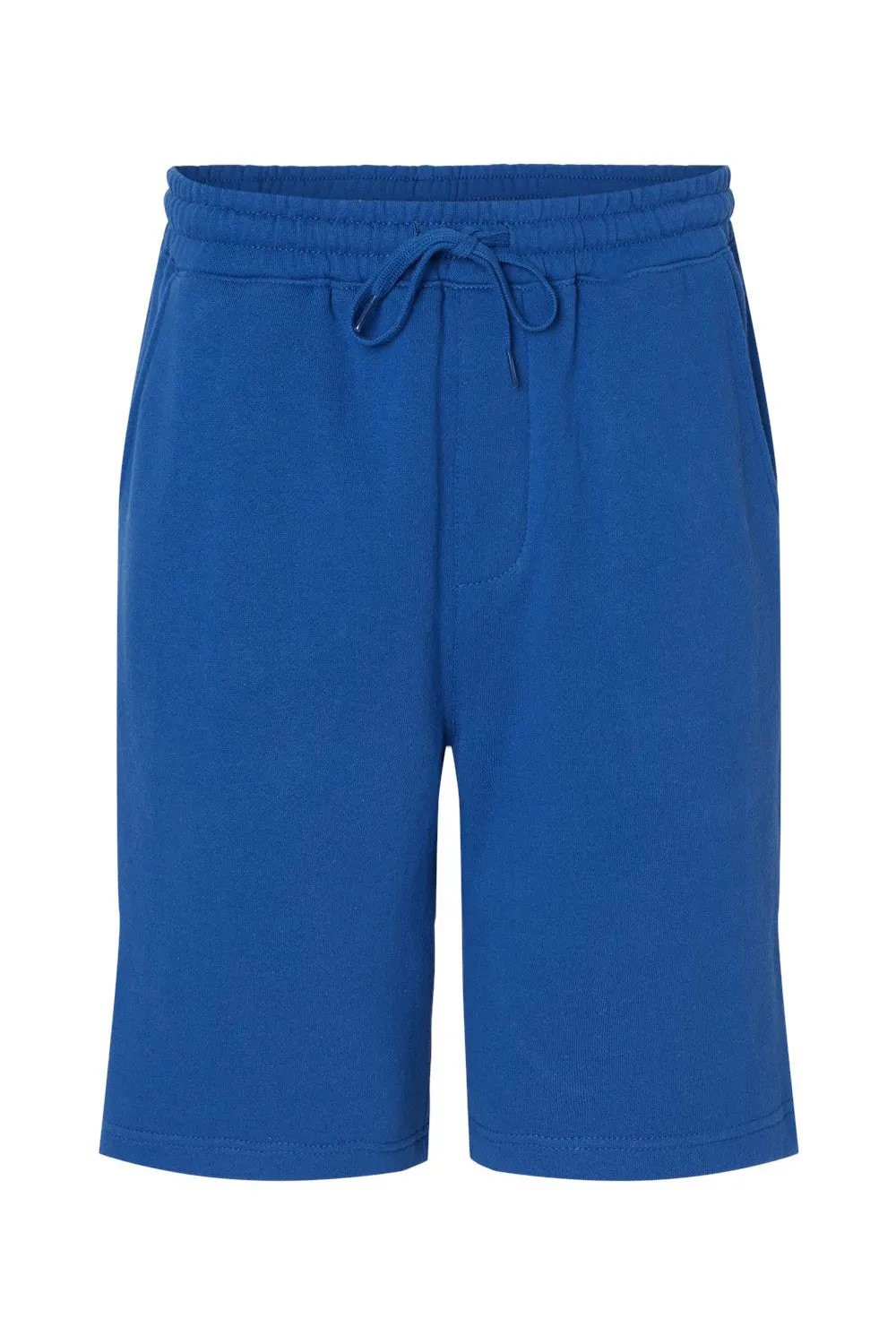 Independent Trading Company Shorts en Polaire pour Homme avec Poches - Bleu Royal