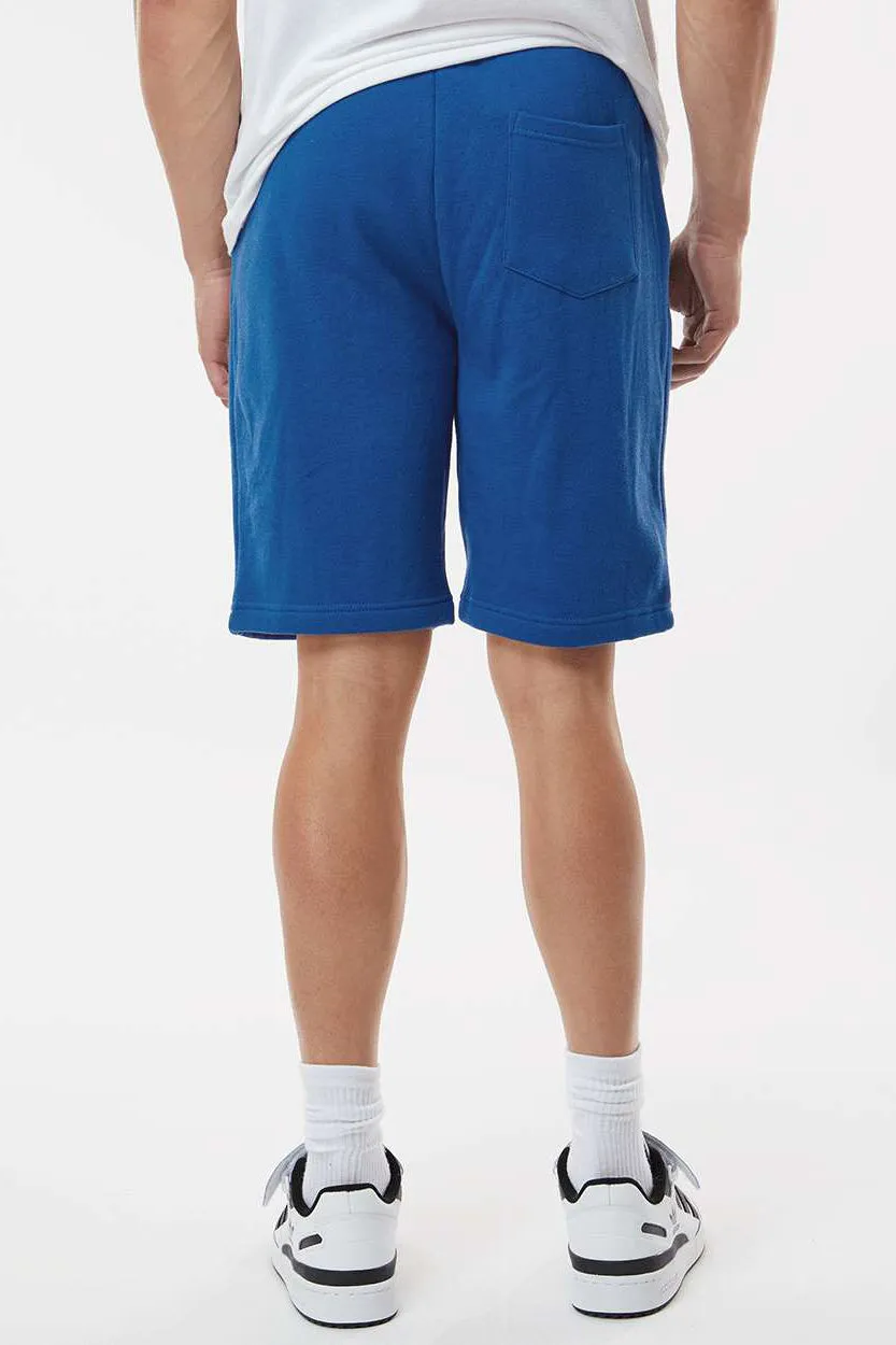 Independent Trading Company Shorts en Polaire pour Homme avec Poches - Bleu Royal