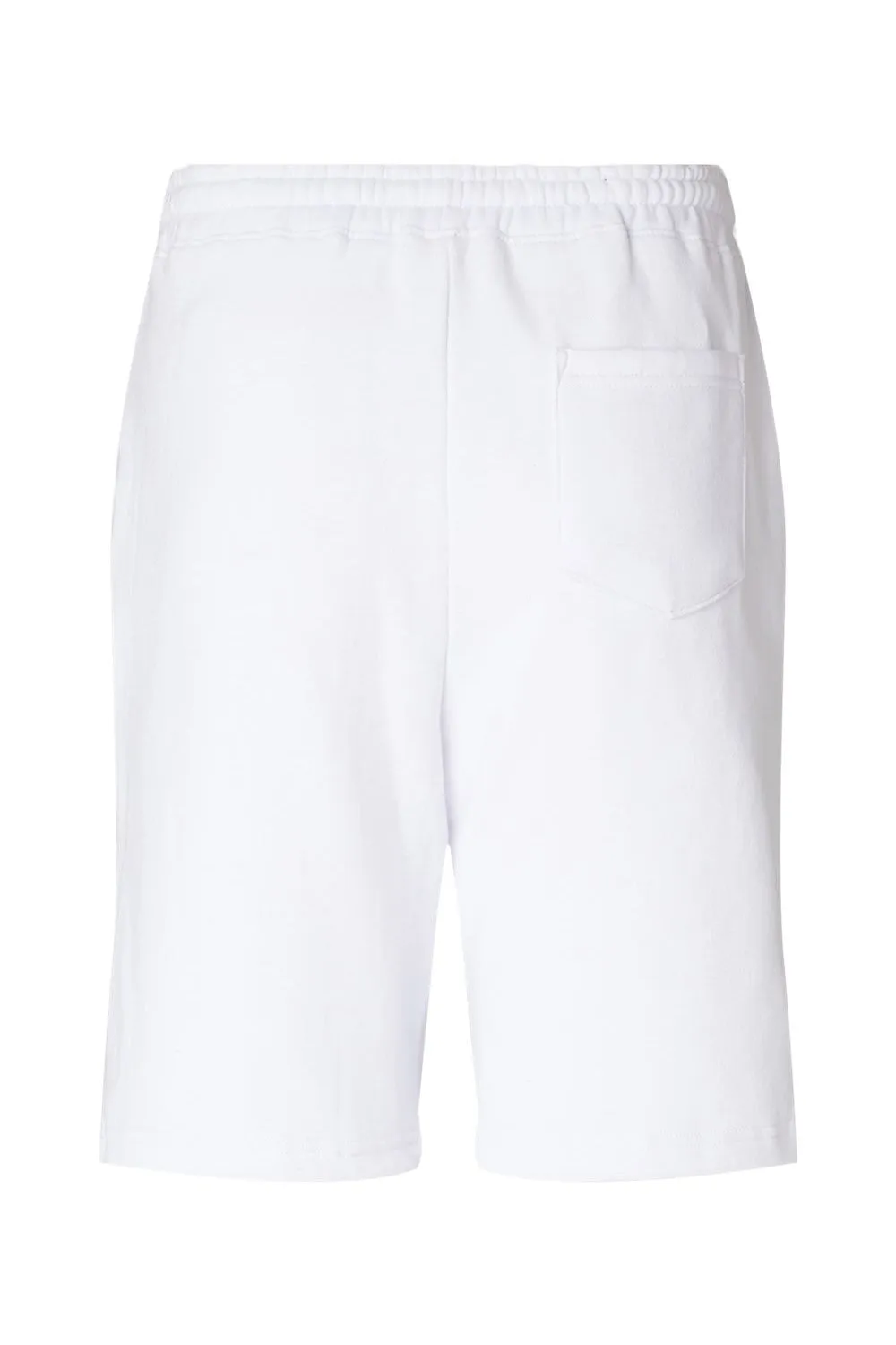 Independent Trading Company Shorts en Polaire pour Homme avec Poches - Blanc