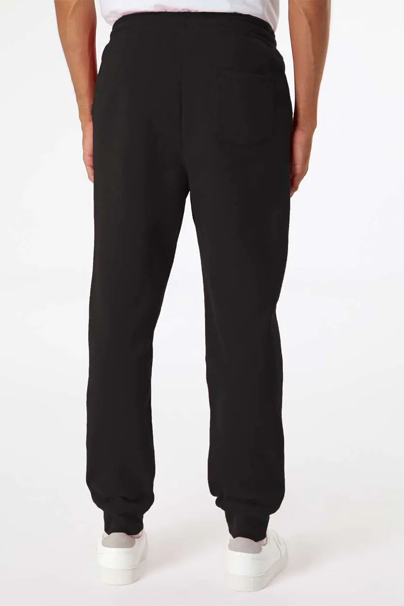 Pantalon de survêtement en polaire pour hommes avec poches - Noir