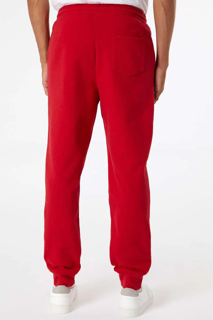 Pantalon de survêtement en polaire pour hommes avec poches - Rouge