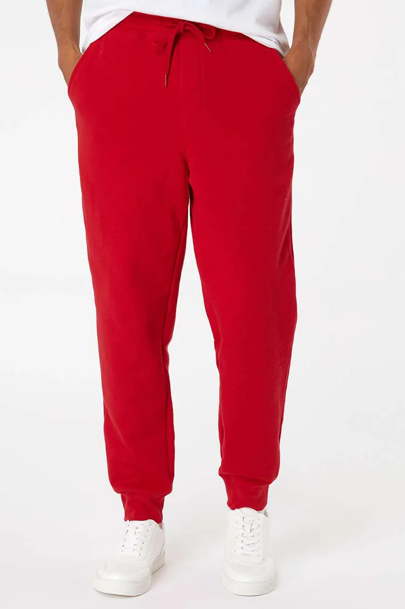 Pantalon de survêtement en polaire pour hommes avec poches - Rouge