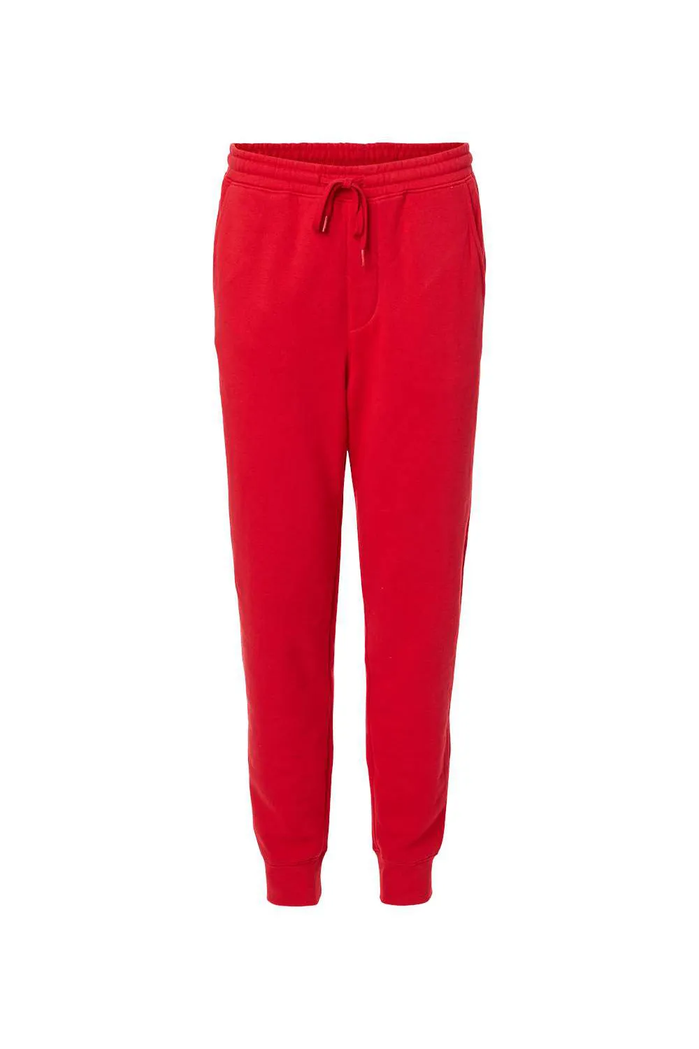 Pantalon de survêtement en polaire pour hommes avec poches - Rouge