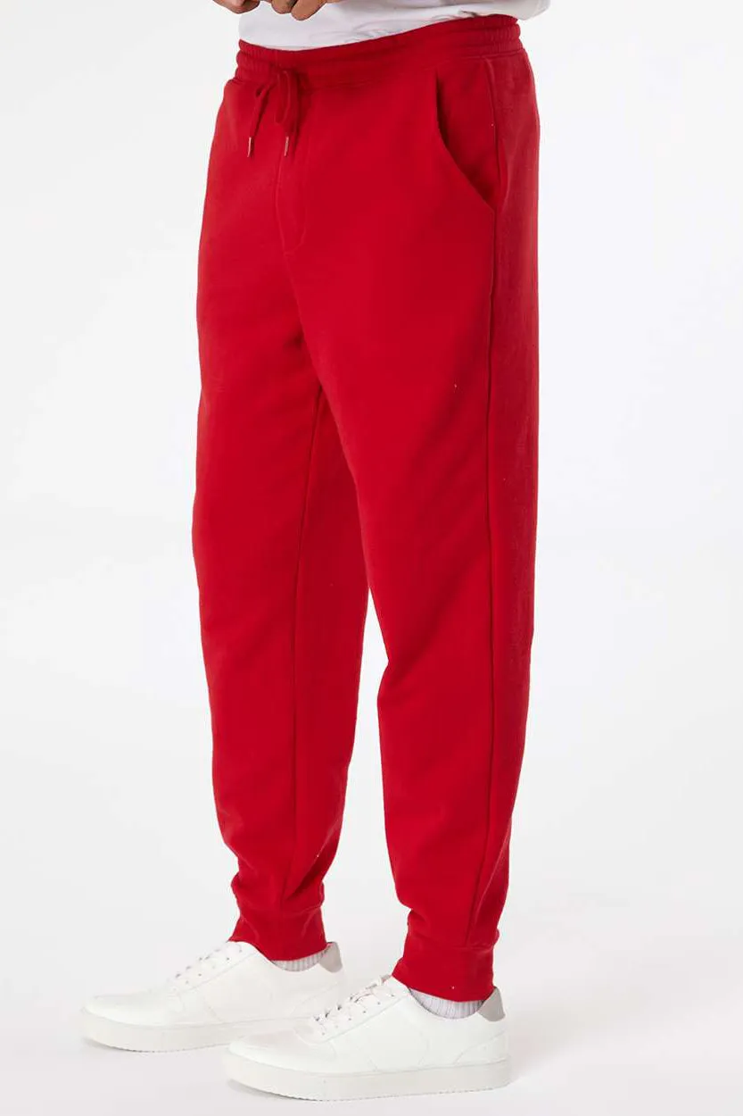 Pantalon de survêtement en polaire pour hommes avec poches - Rouge