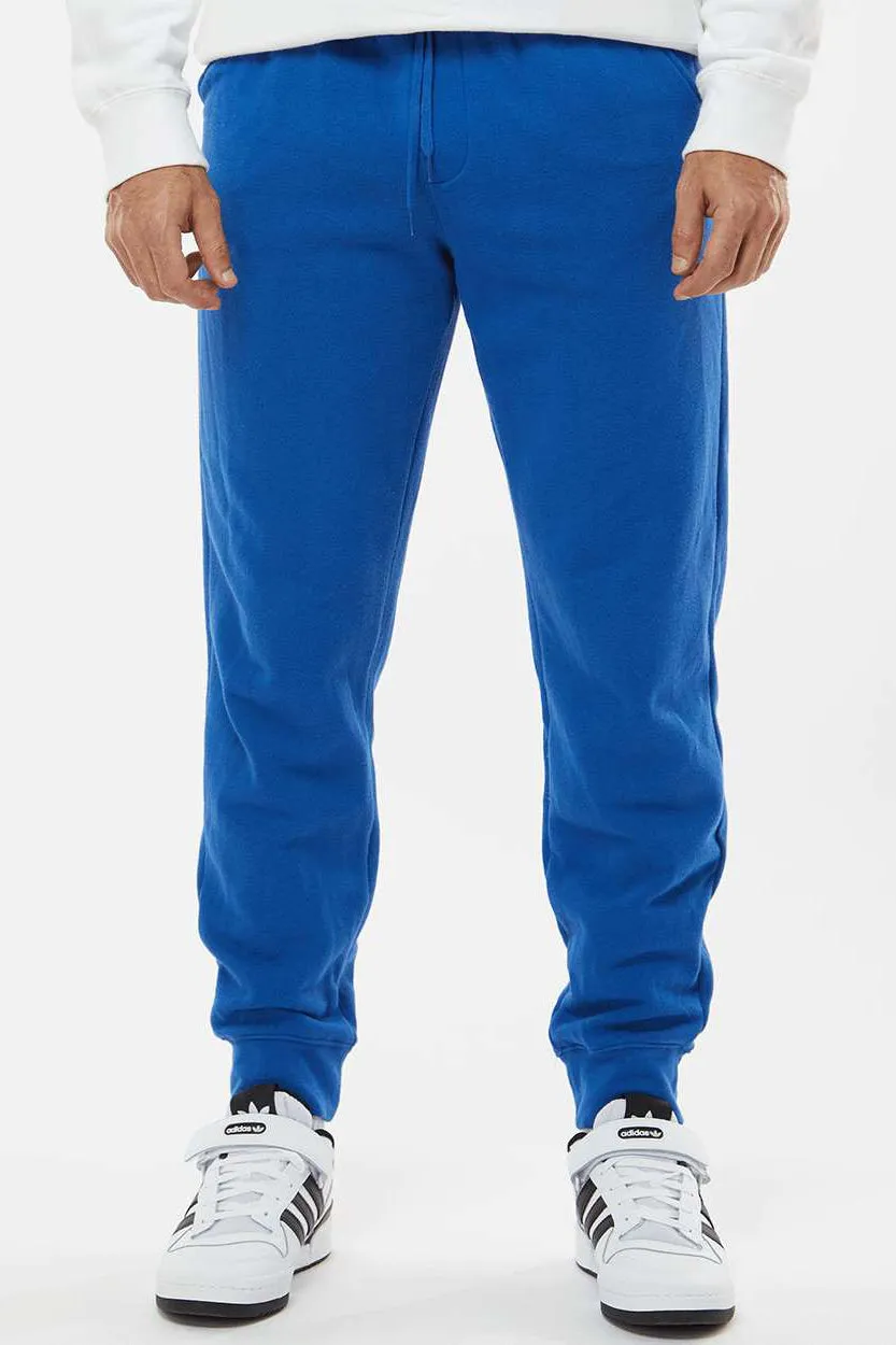 Pantalon de survêtement en polaire pour hommes avec poches - Bleu royal