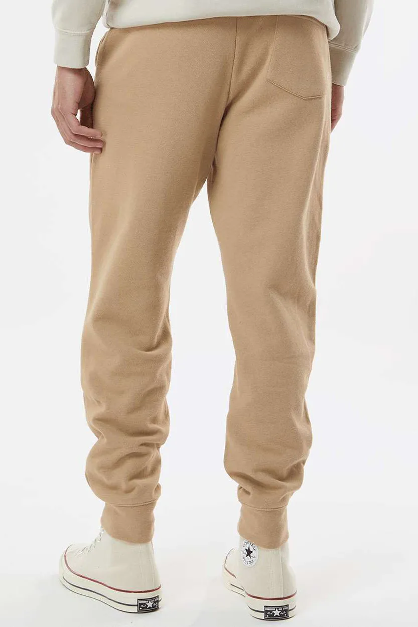 Pantalon de survêtement en polaire pour hommes avec poches - Marron grès