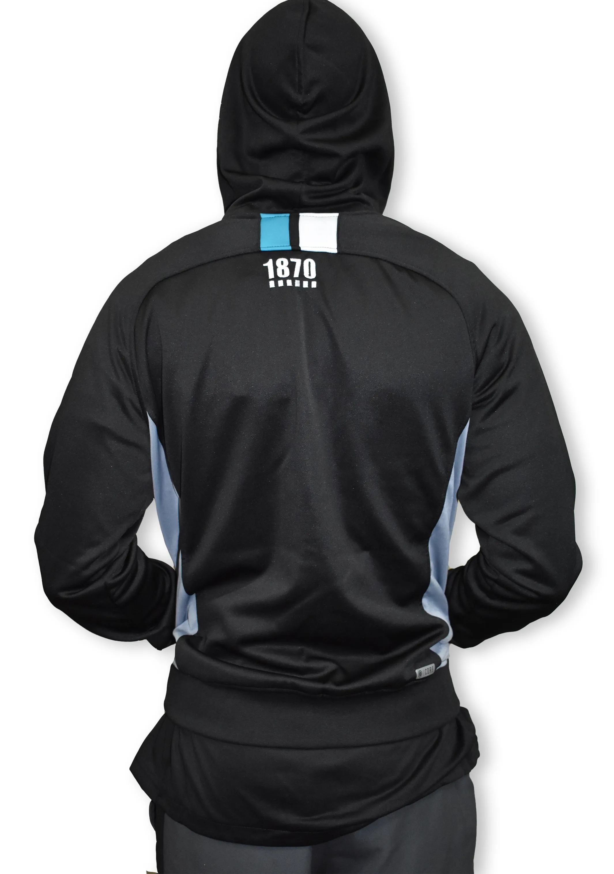 ISC Port Adelaide Power Sweat à capuche technique pour hommes <br> 7PA5THD1A