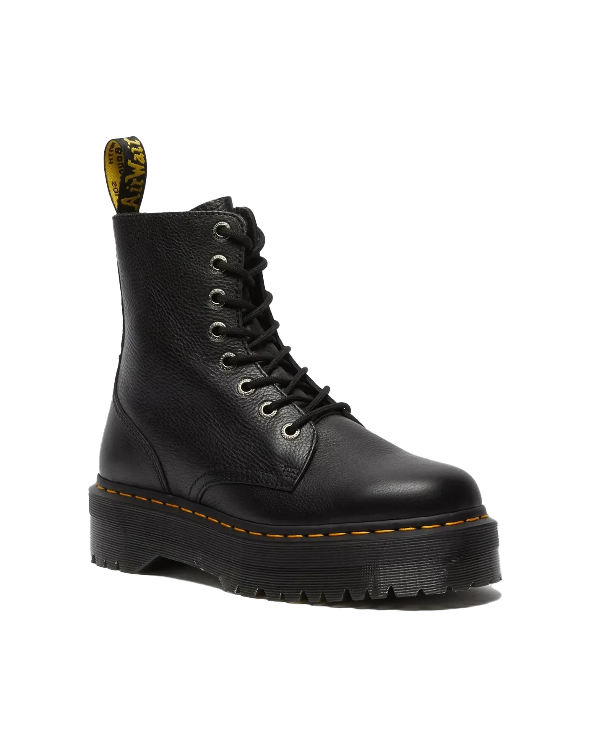 Bottes plateforme en cuir Pisa Jadon III en noir Pisa