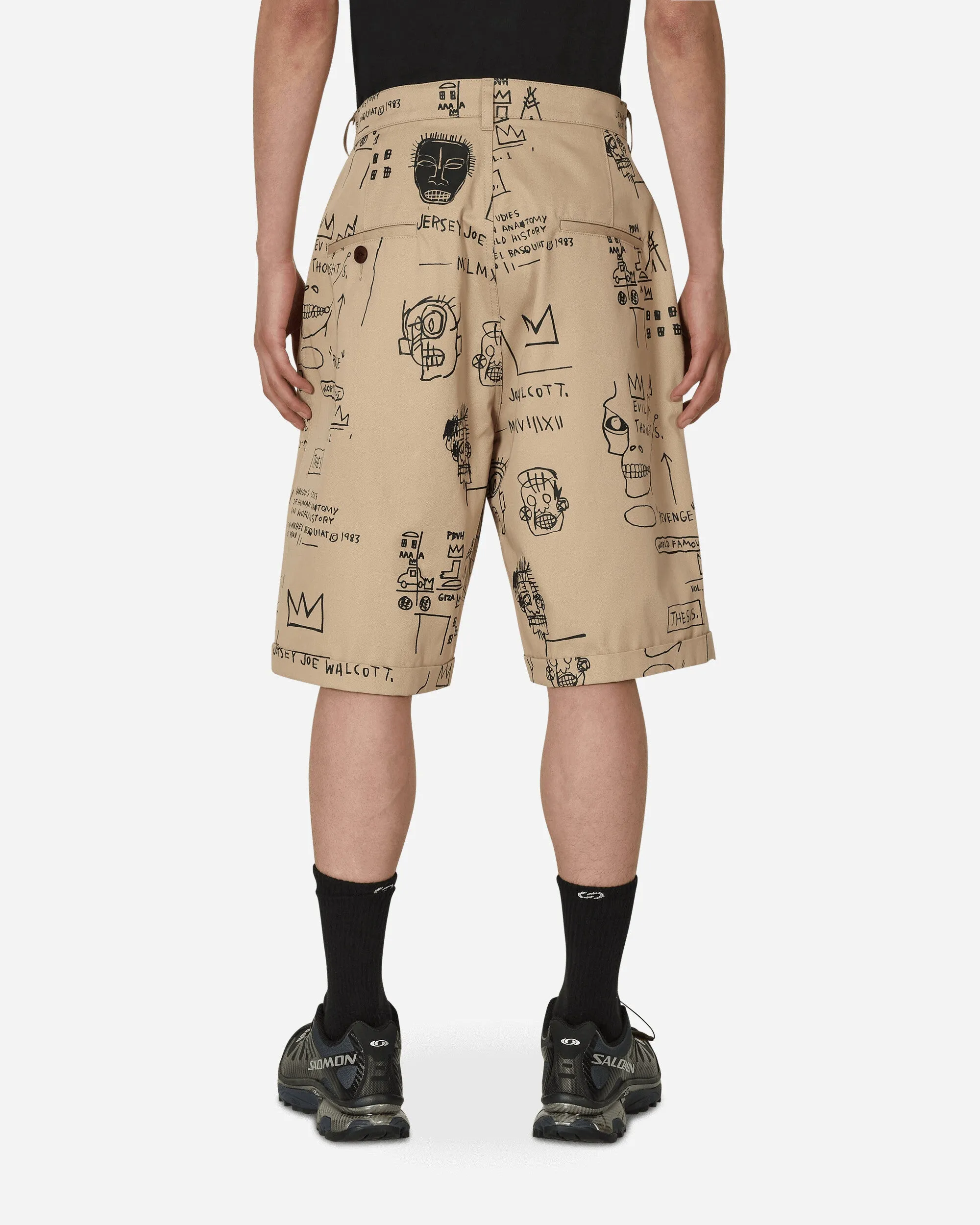 Jean-Michel Basquiat Shorts Chino Beige