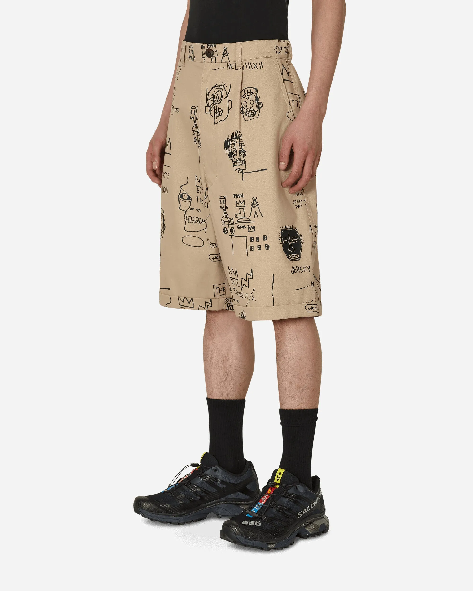 Jean-Michel Basquiat Shorts Chino Beige
