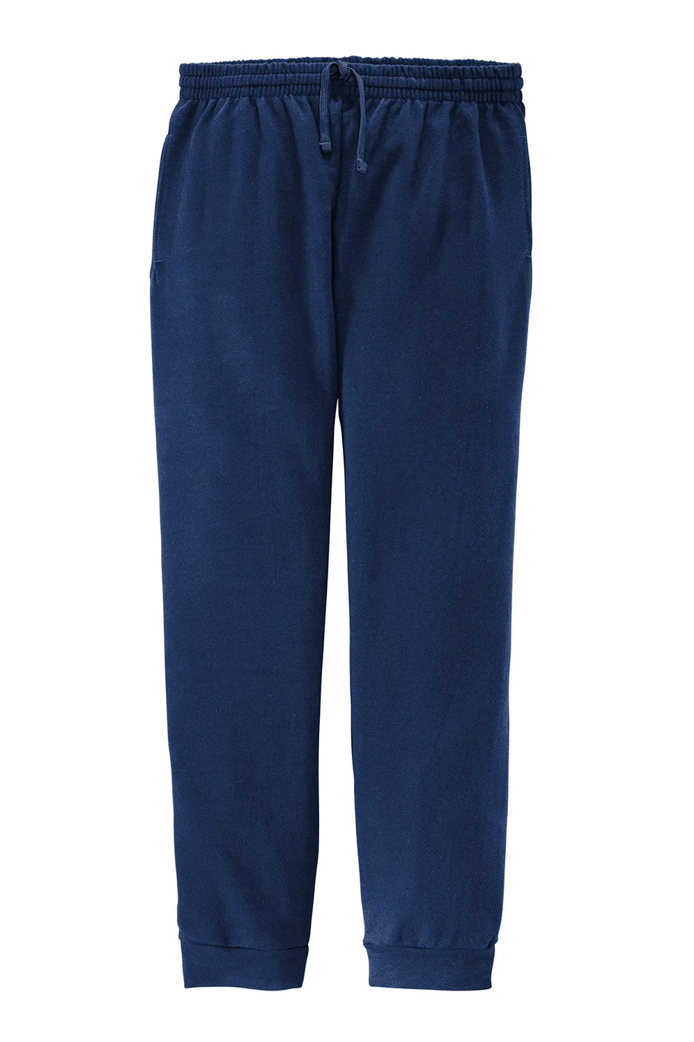Pantalon de jogging en polaire NuBlend pour hommes Jerzees avec poches - Bleu marine/Gris anthracite