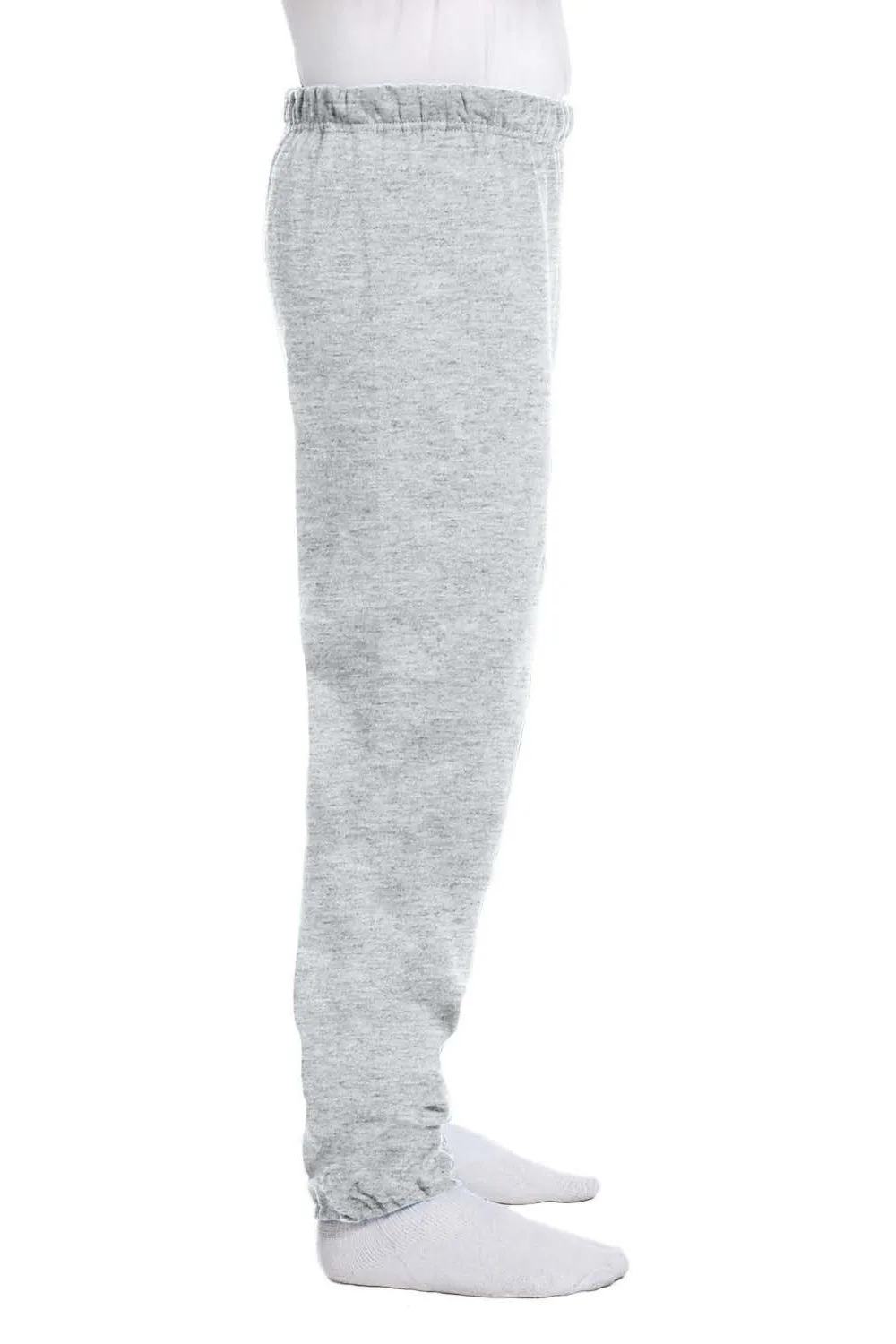 Pantalon en polaire résistant aux boulettes Jerzees NuBlend pour hommes - Gris cendre