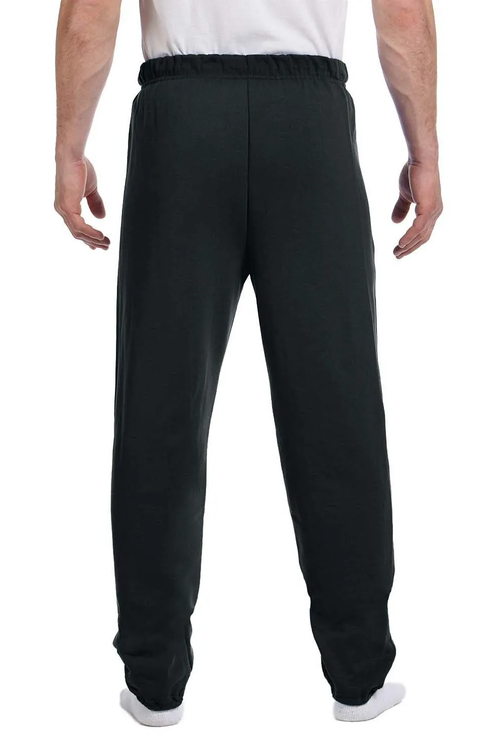 Pantalon de survêtement en polaire résistant aux boulettes Jerzees NuBlend pour homme - Noir