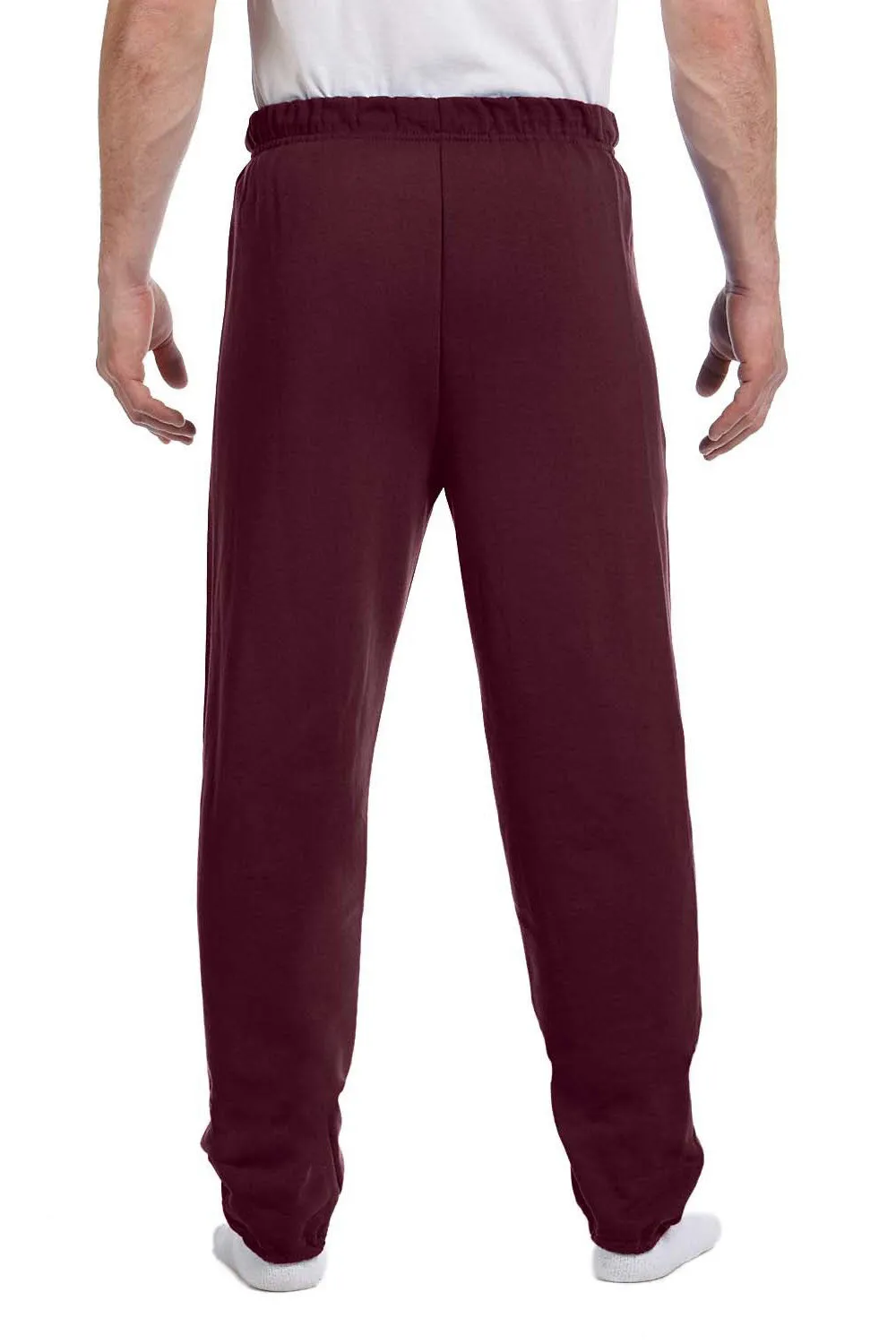 Pantalon de survêtement en polaire résistant aux boulettes Jerzees NuBlend pour hommes - Marron