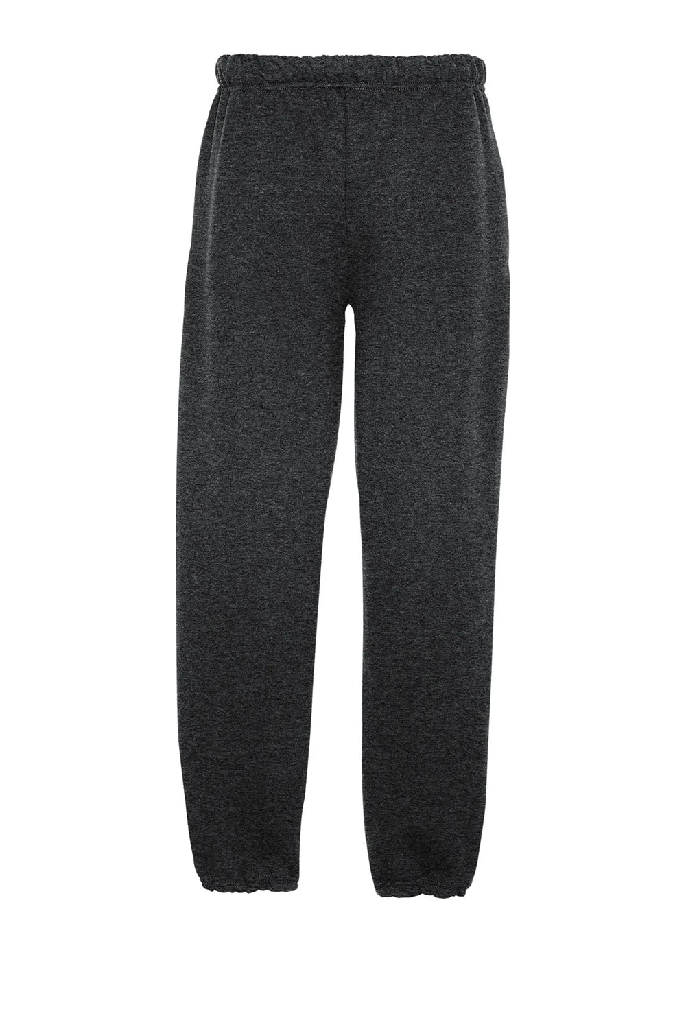 Pantalon de survêtement pour hommes Jerzees Super Sweats NuBlend résistant aux boules de pilous avec poches - Noir chiné