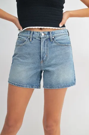Just Black Denim The Vintage High Rise Short