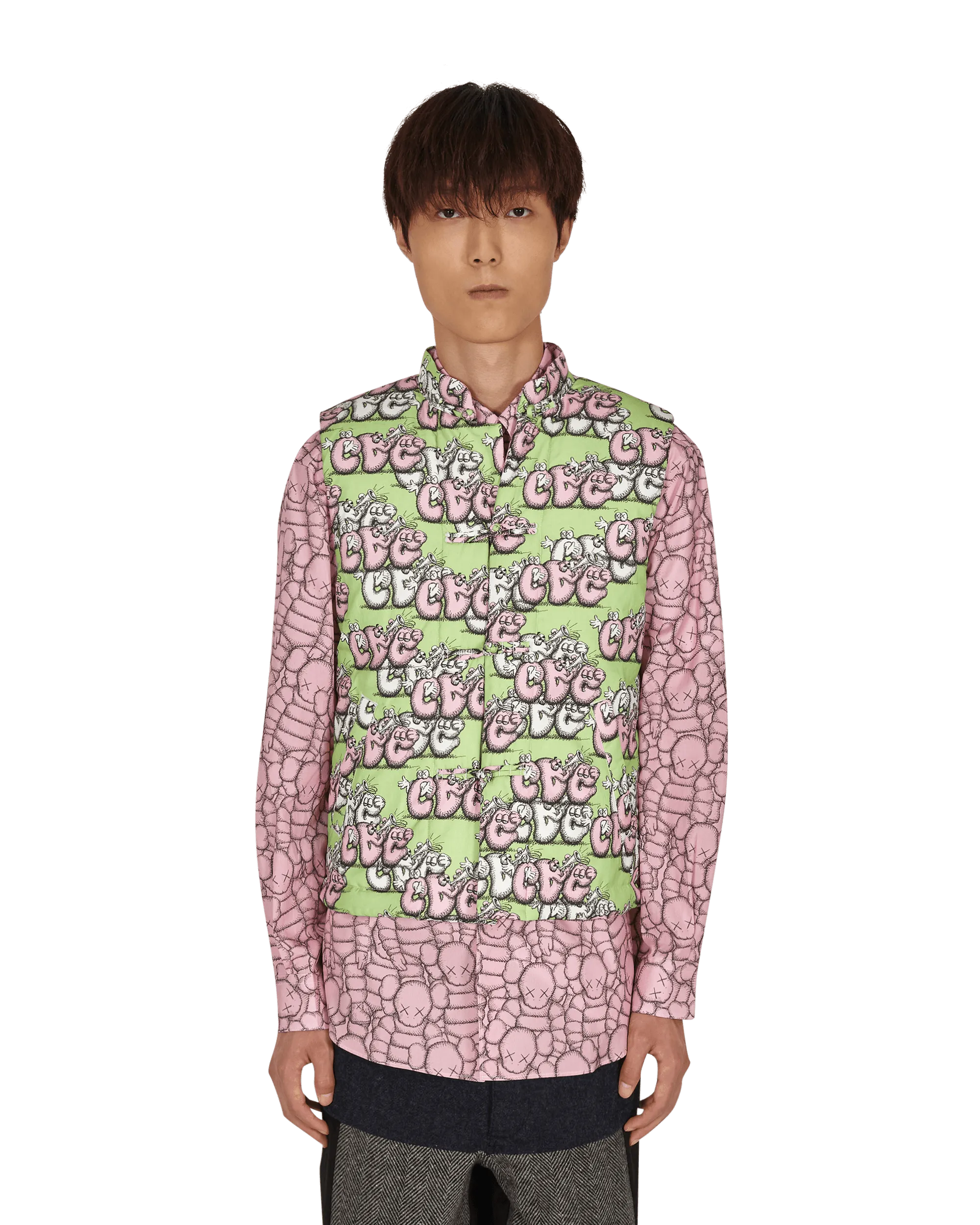 Gilet matelassé KAWS multicolore