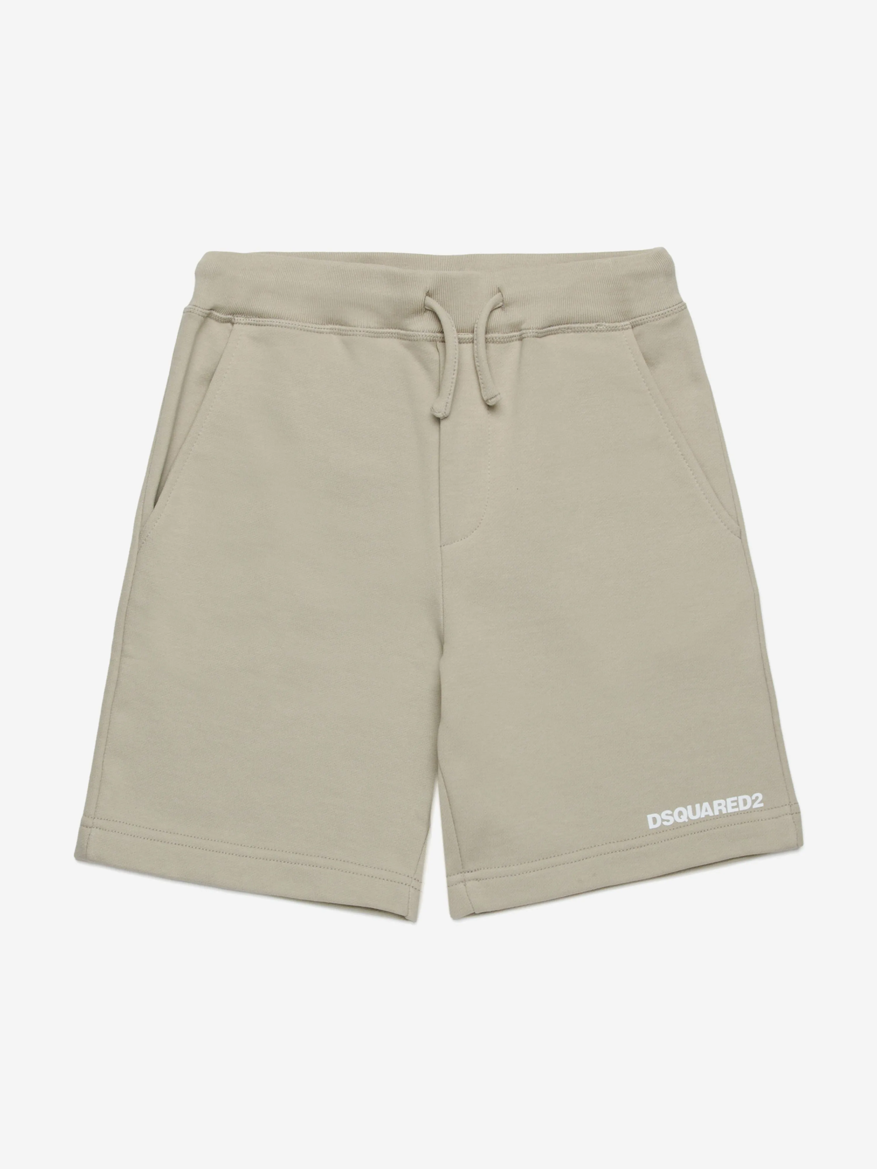 Short pour enfants avec logo en beige