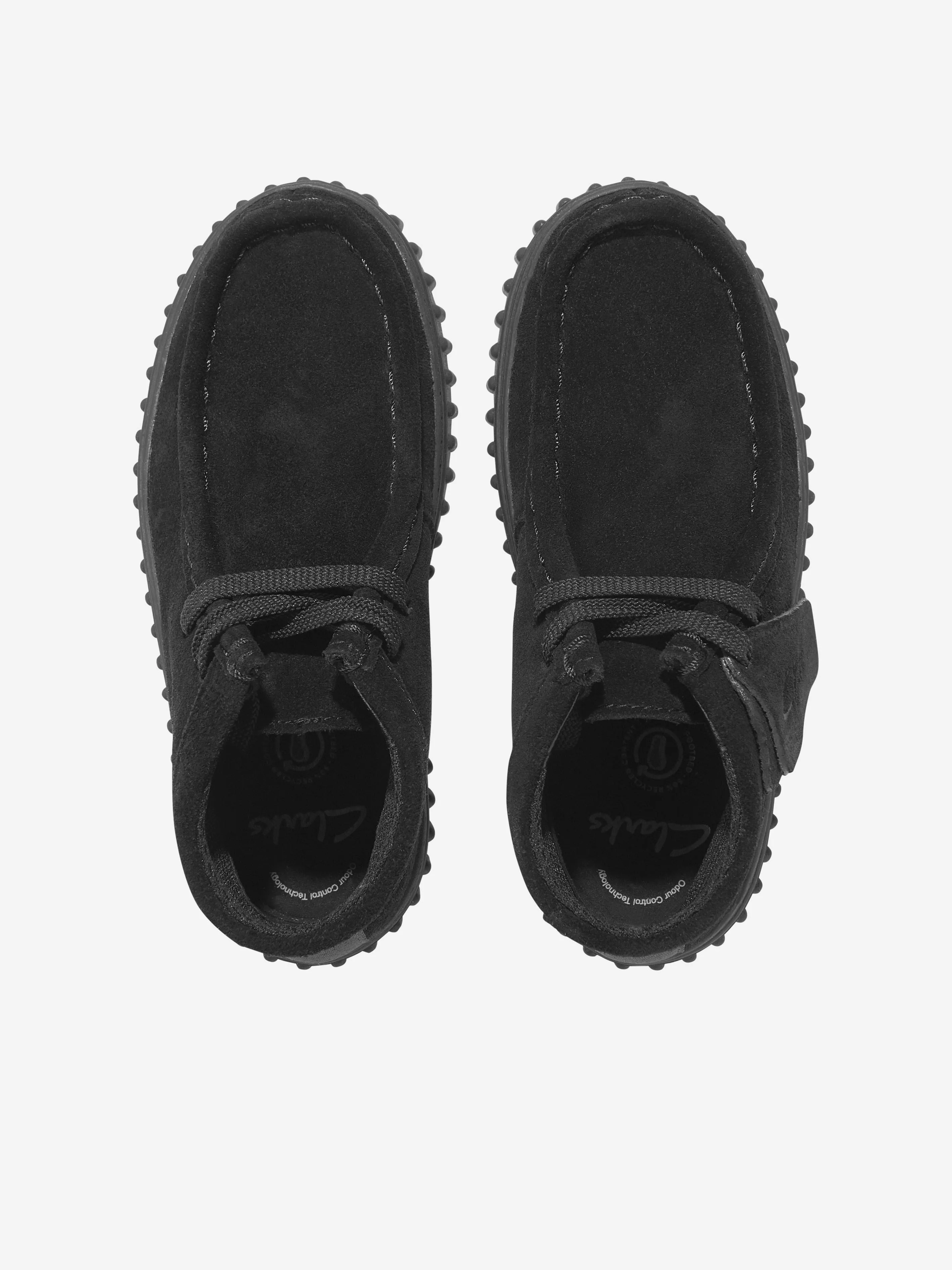 Bottes Tor Hill en daim pour enfants en noir