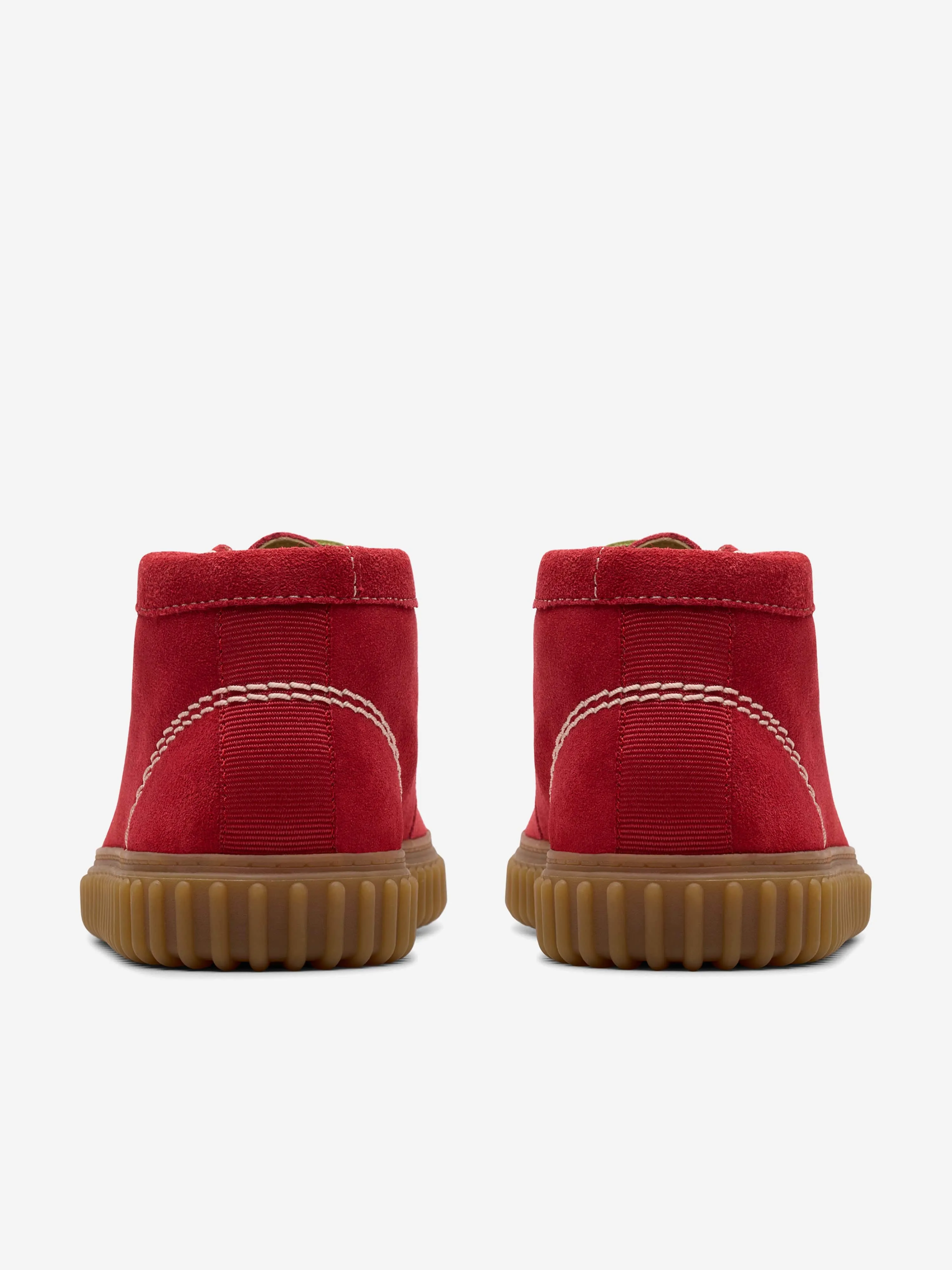Bottes Tor Hill en daim pour enfants en rouge