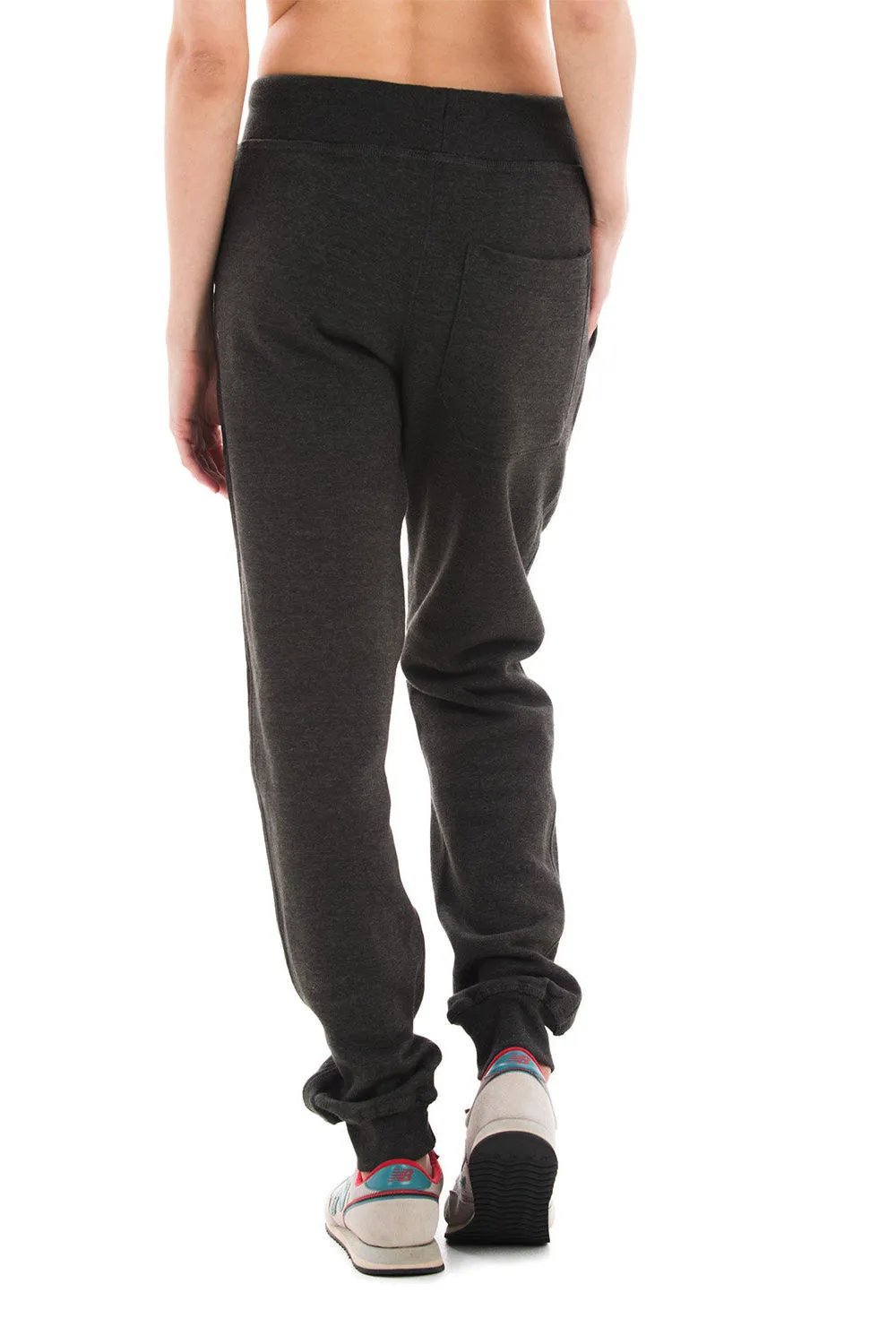 Pantalon de jogging premium pour hommes Lane Seven avec poches - Gris charbon chiné