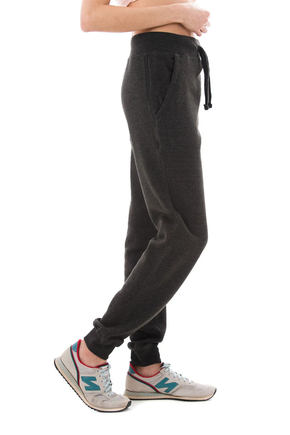 Pantalon de jogging premium pour hommes Lane Seven avec poches - Gris charbon chiné