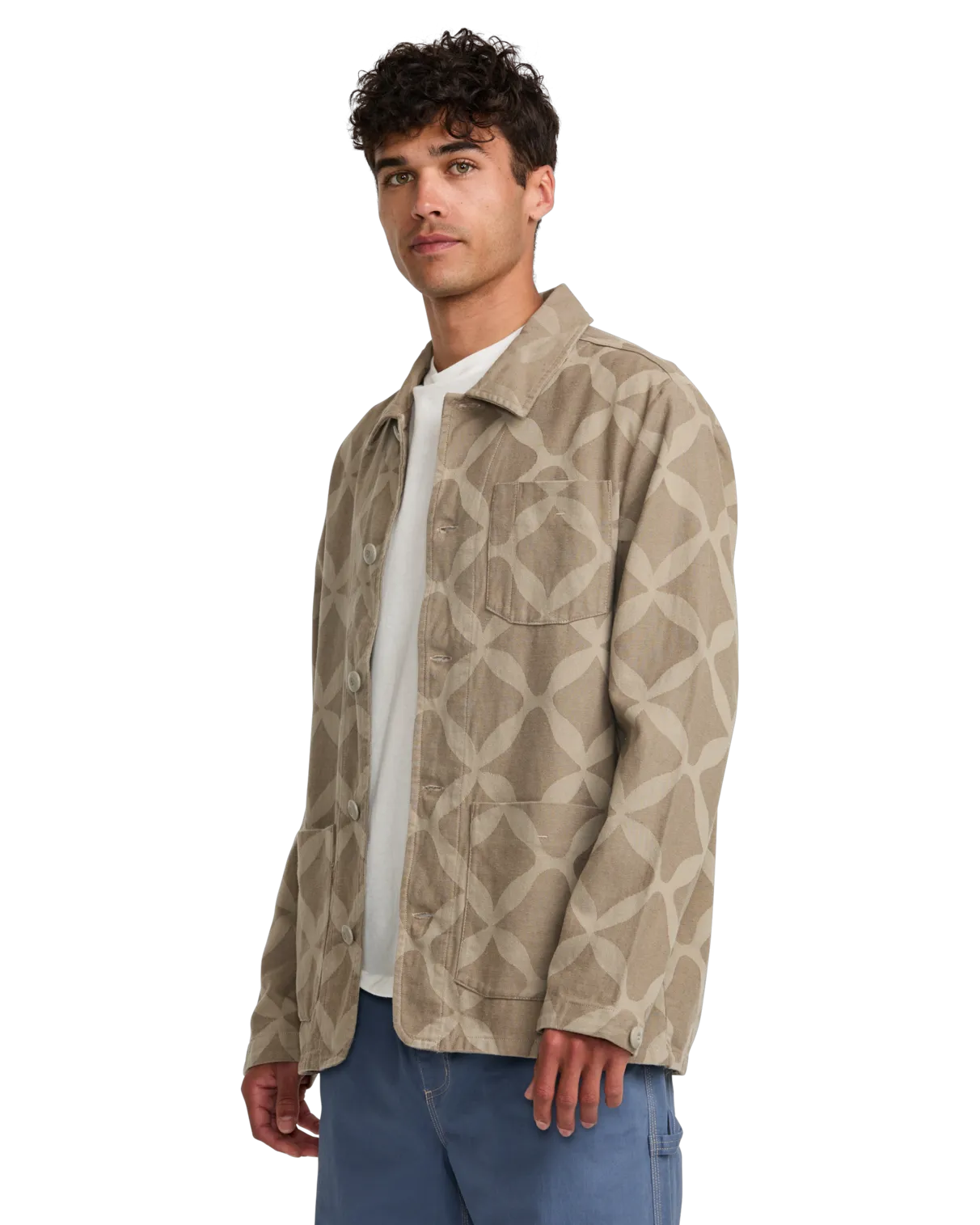 Veste choreographique ornementale Lauryn Alvarez en brun sable