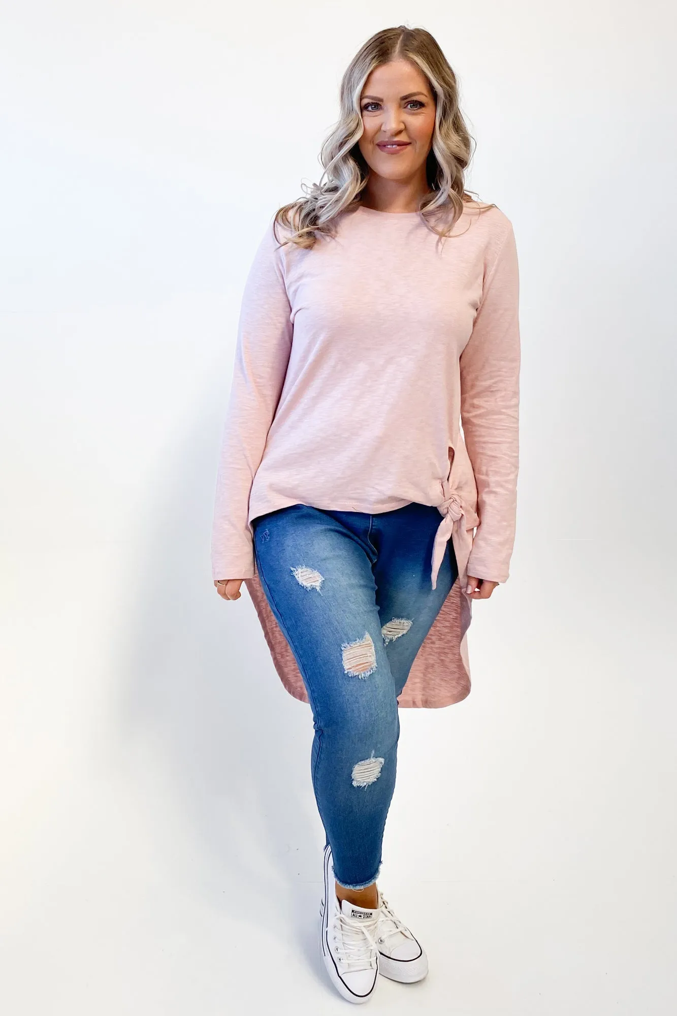 Petit mensonge Michelle T-shirt à queue rose