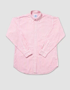 LONG SLEEVE STRIPE SHIRT - RED/WHITE