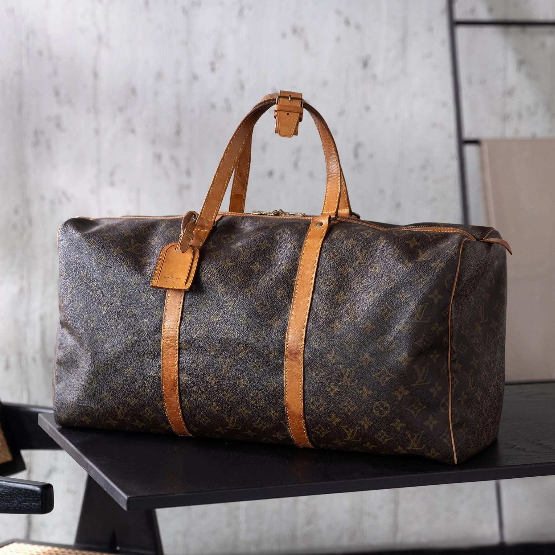 Louis Vuitton Monogram Sac Souple 55 Keepall Bag