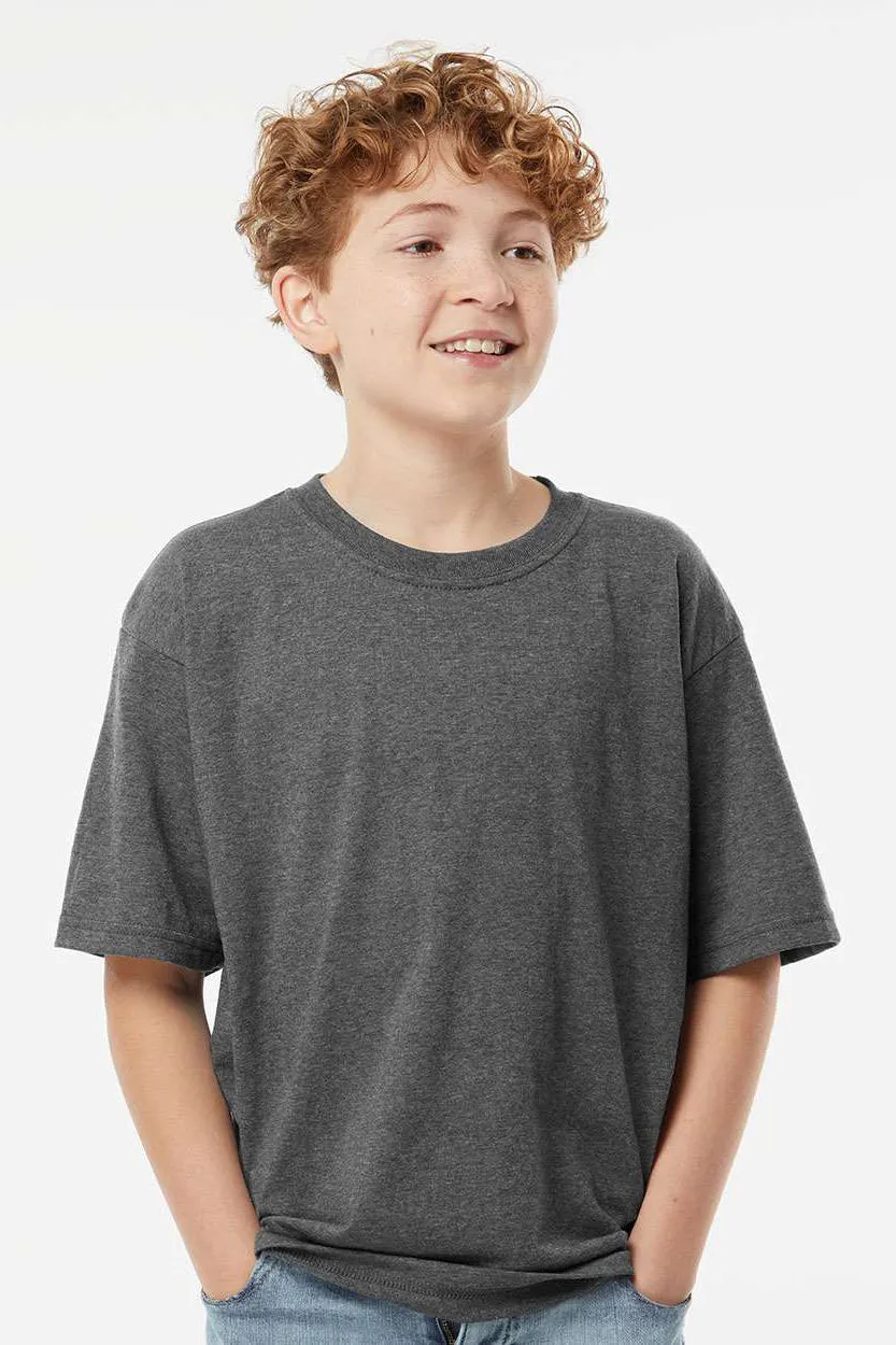 T-shirt à manches courtes Gold Soft Touch Youth M&O - Gris foncé chiné