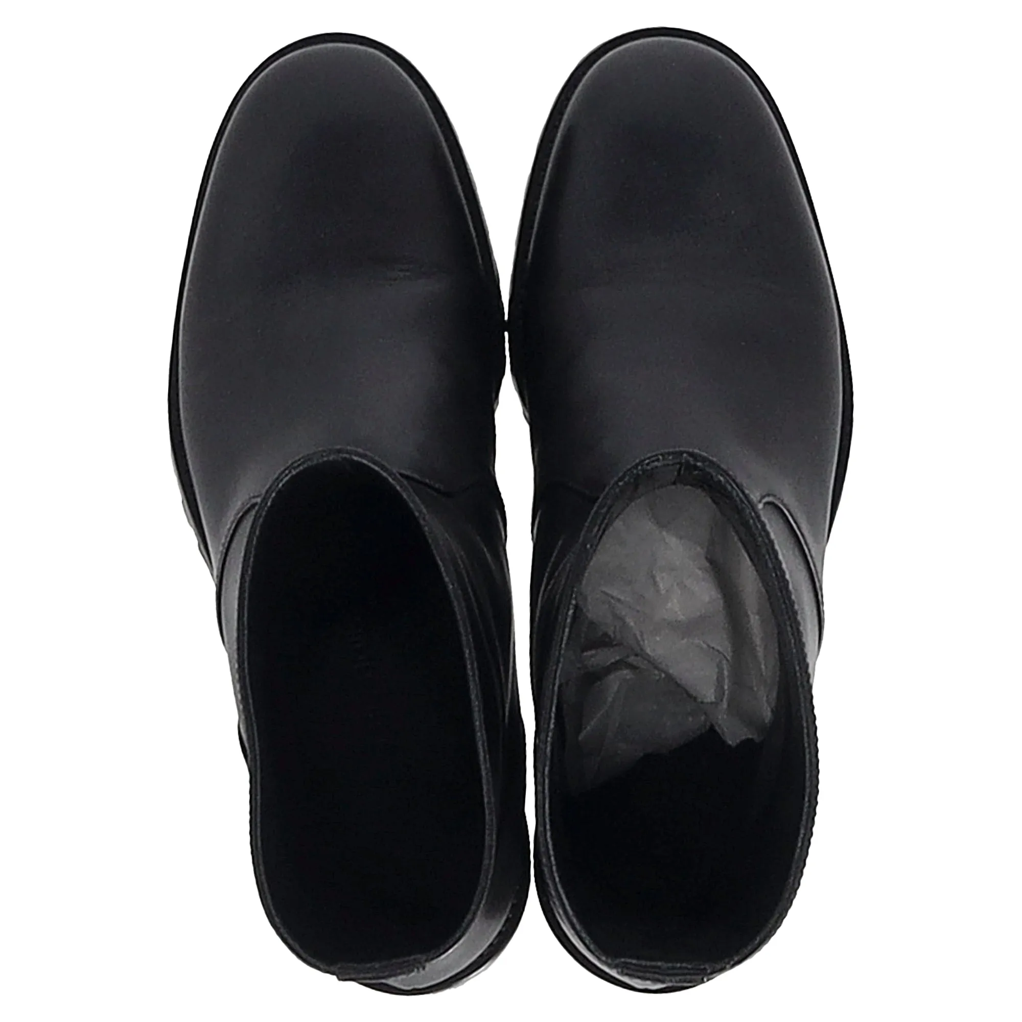 Bottes à la cheville Motosa en cuir de veau noir de Manolo Blahnik