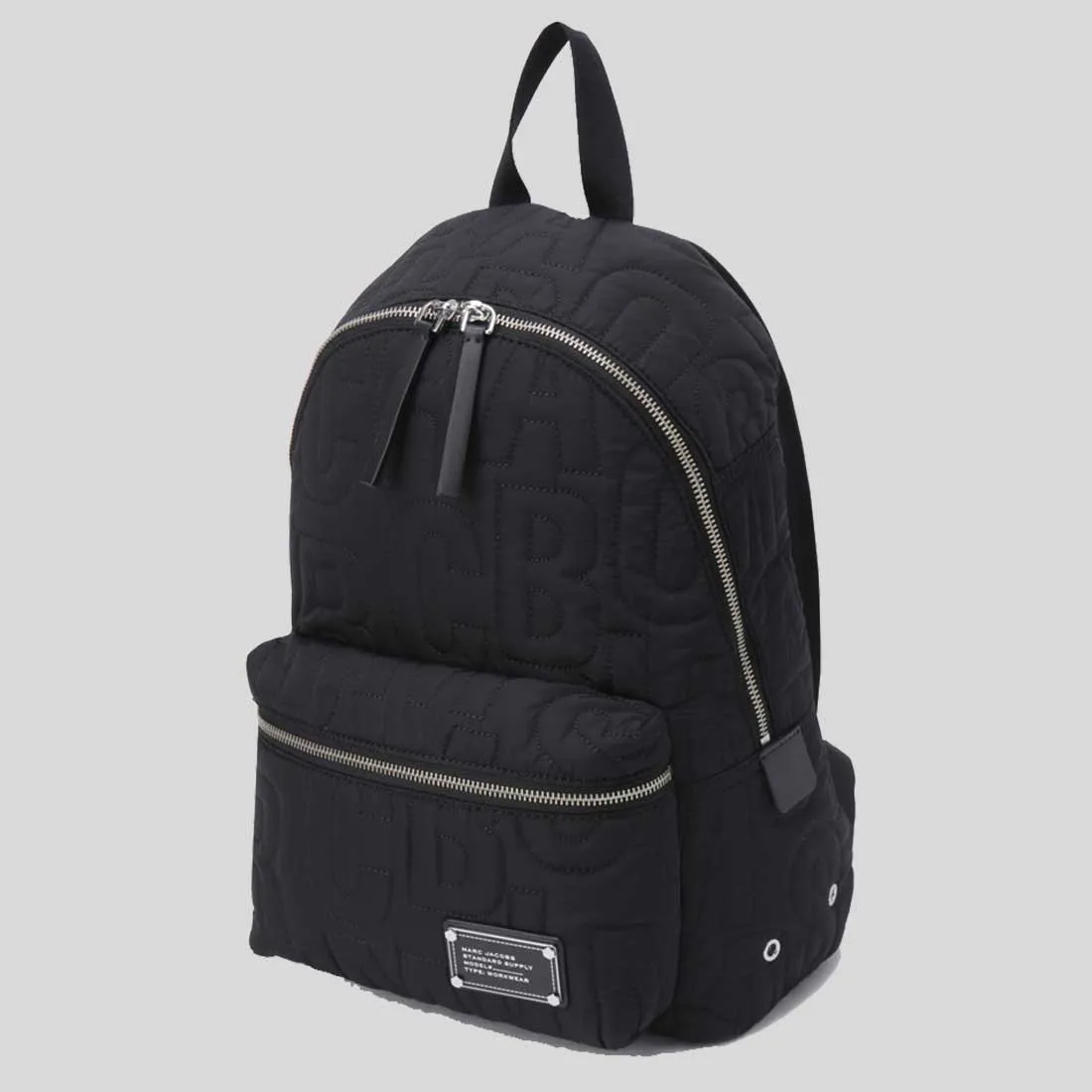 Marc Jacobs Sacs à dos MARC JACOBS Nylon Logo Désordonné Noir 4S4HBP001H02