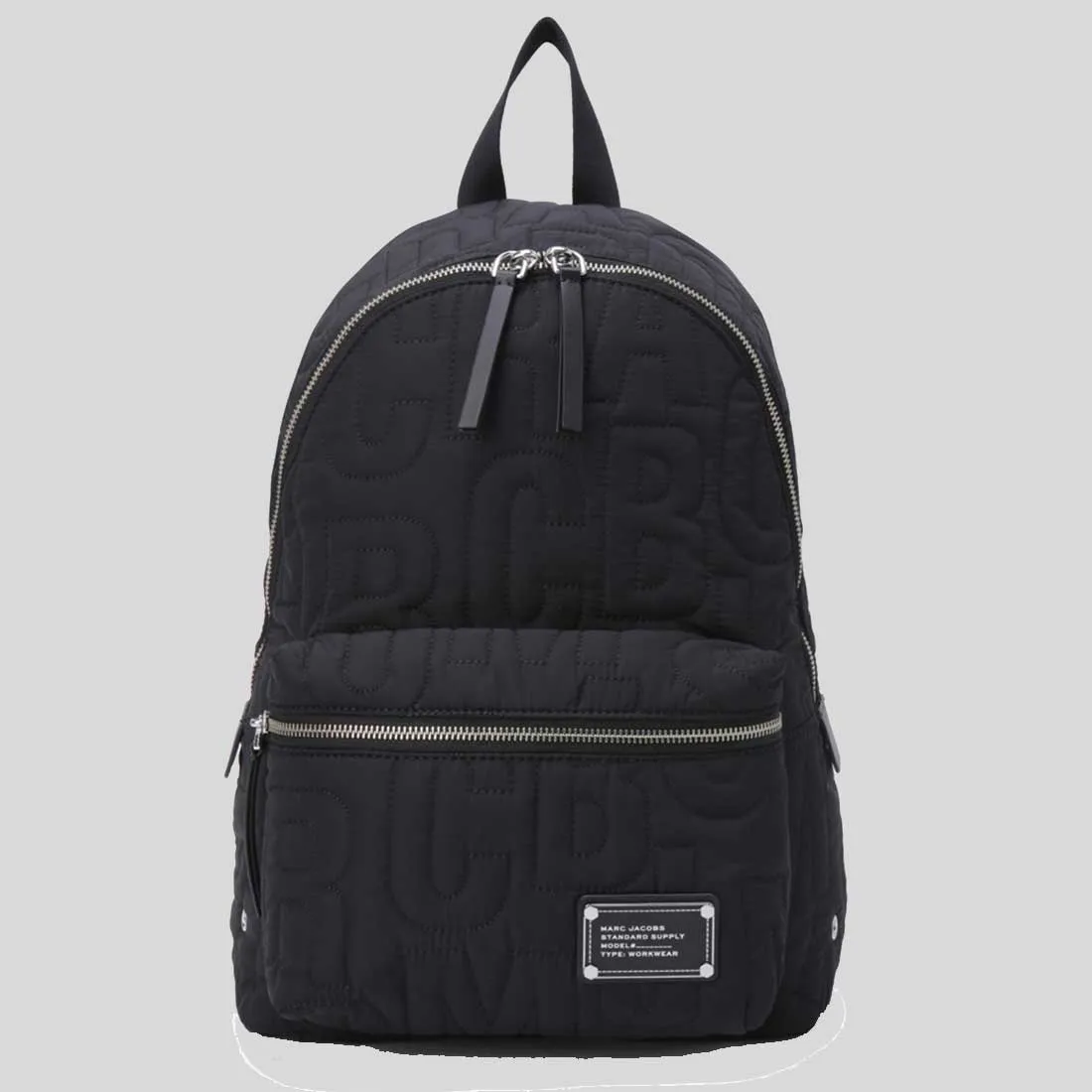 Marc Jacobs Sacs à dos MARC JACOBS Nylon Logo Désordonné Noir 4S4HBP001H02