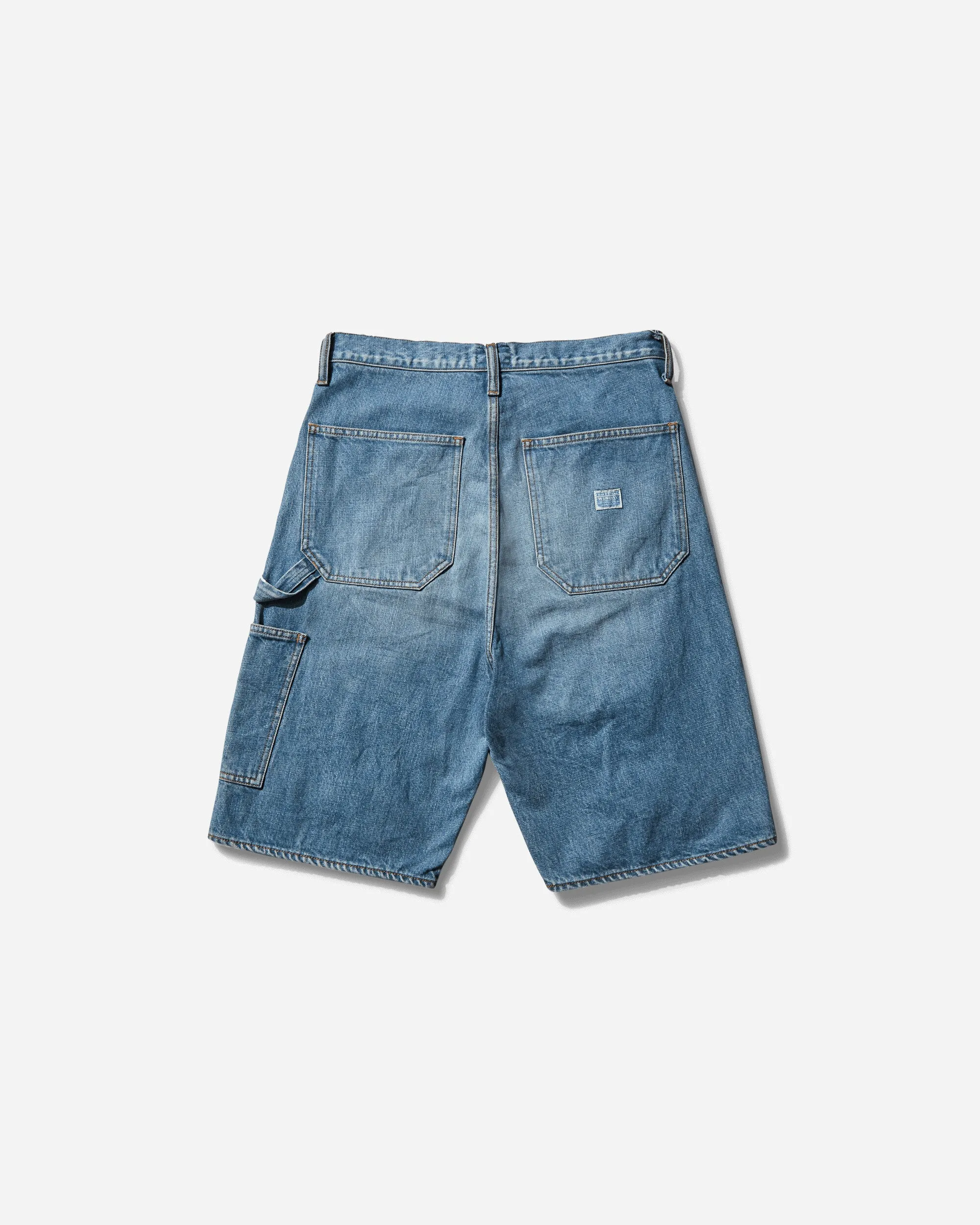 Short en jean pour homme 14 oz (version cloutée) Bleu