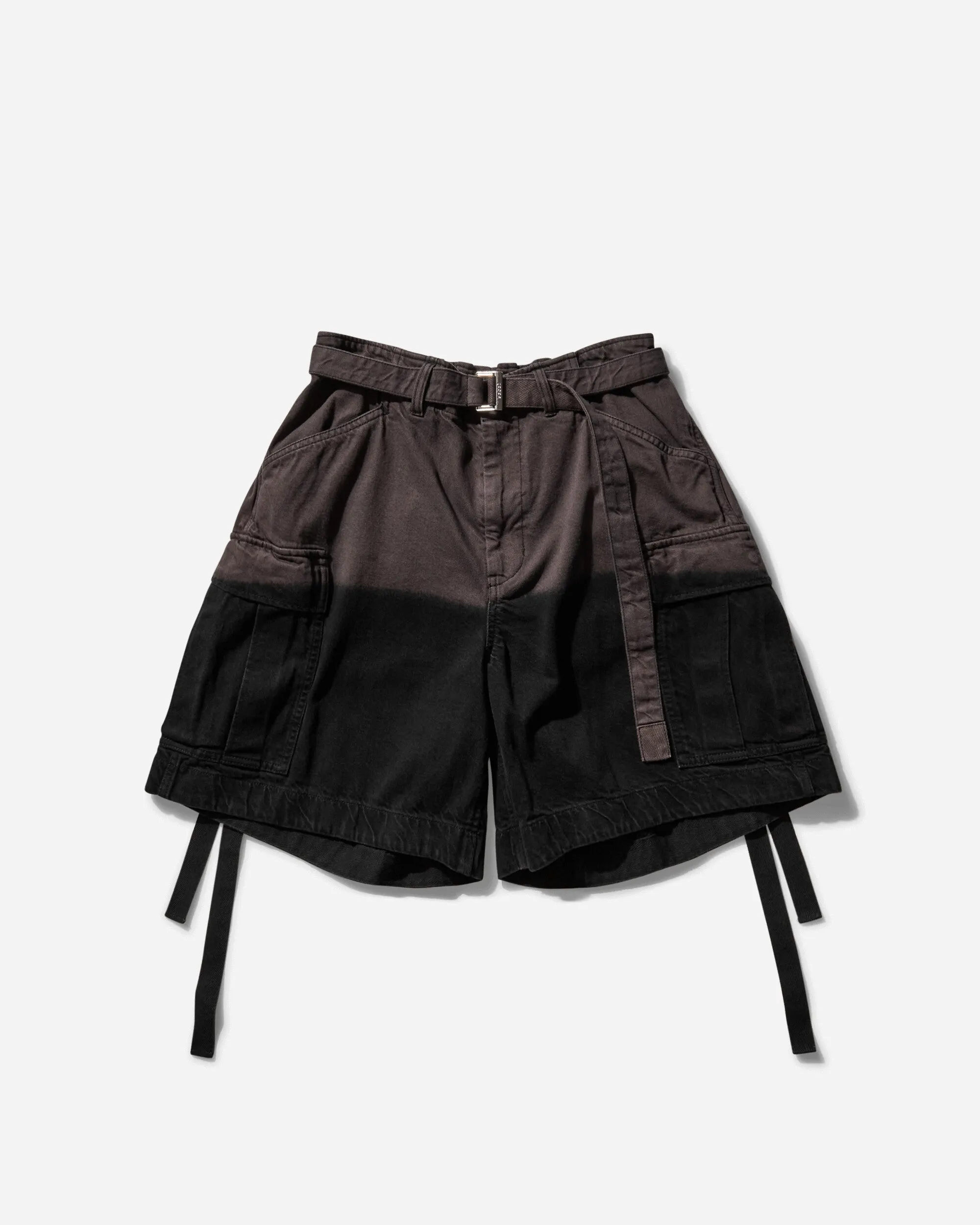 Short teint en pièce pour homme Noir
