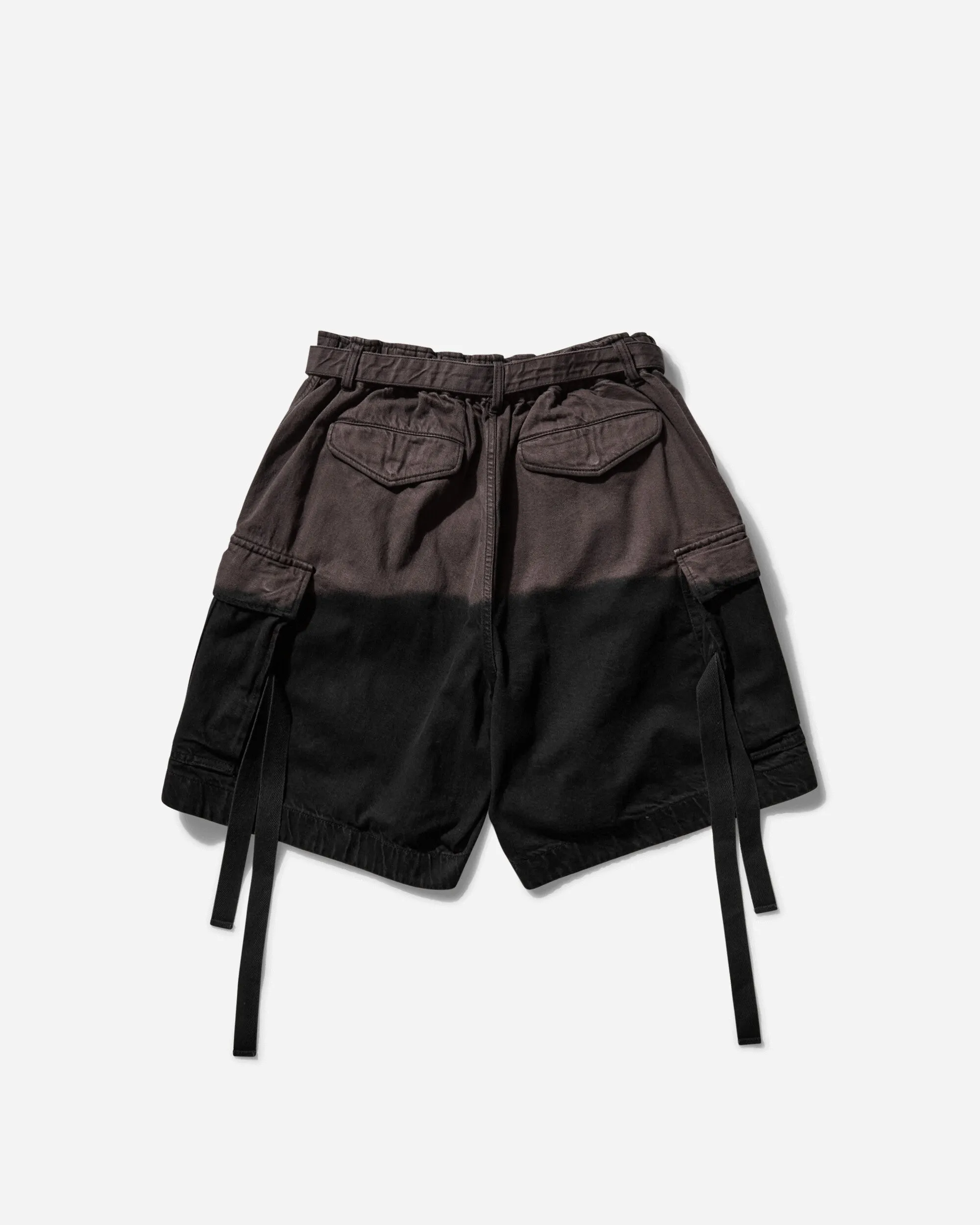 Short teint en pièce pour homme Noir