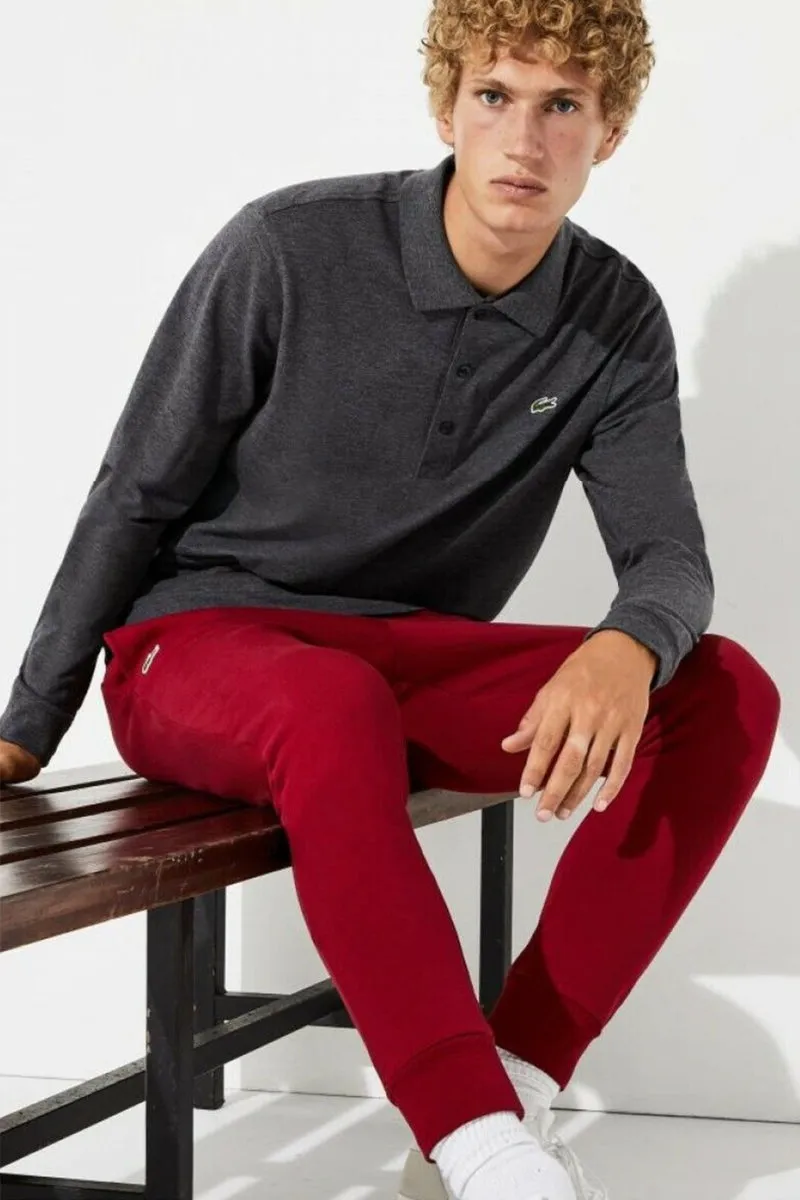 Pantalon de sport en coton polaire Lacoste pour homme - Mûre Chine Patagonia Vêtements