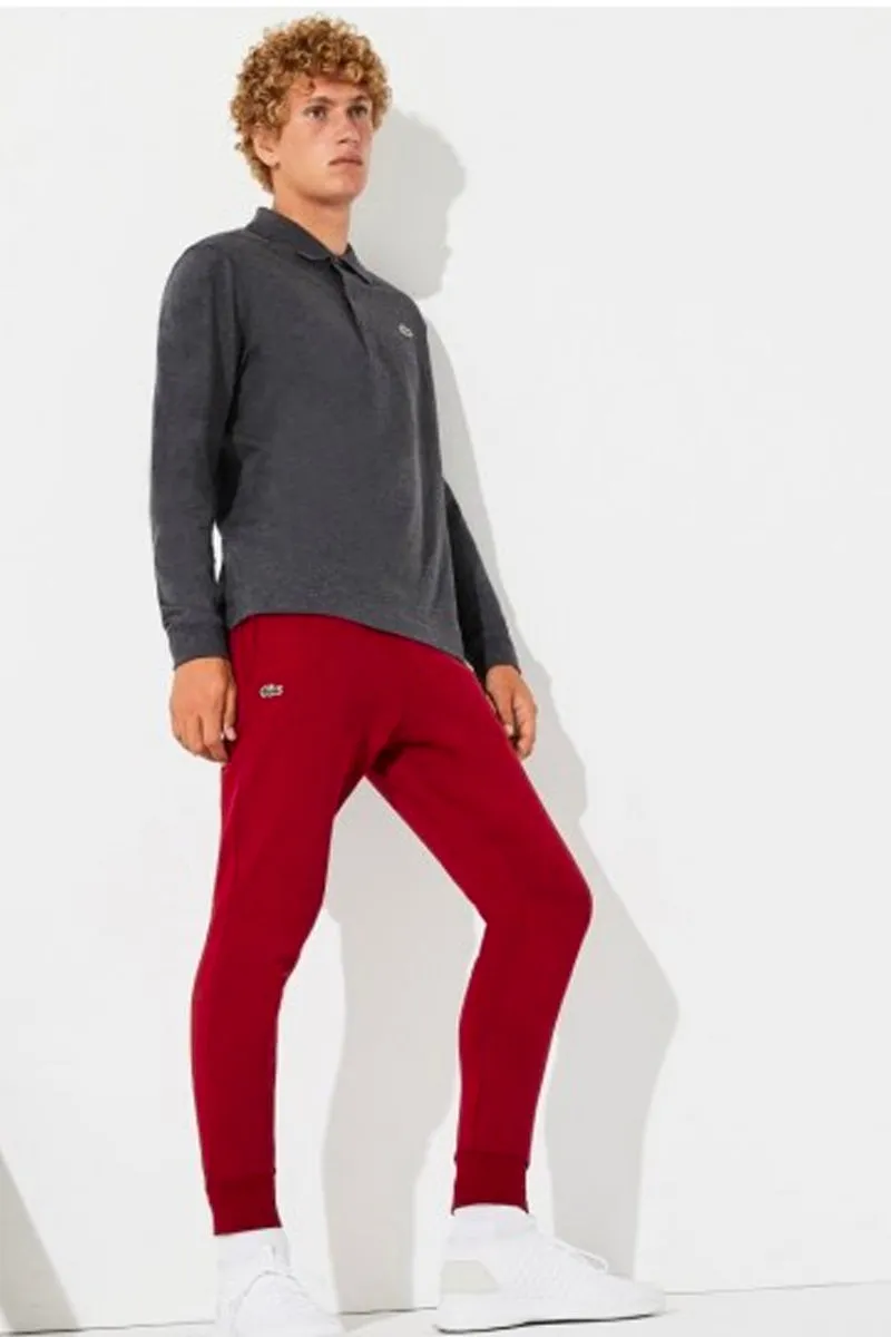 Pantalon de sport en coton polaire Lacoste pour homme - Mûre Chine Patagonia Vêtements
