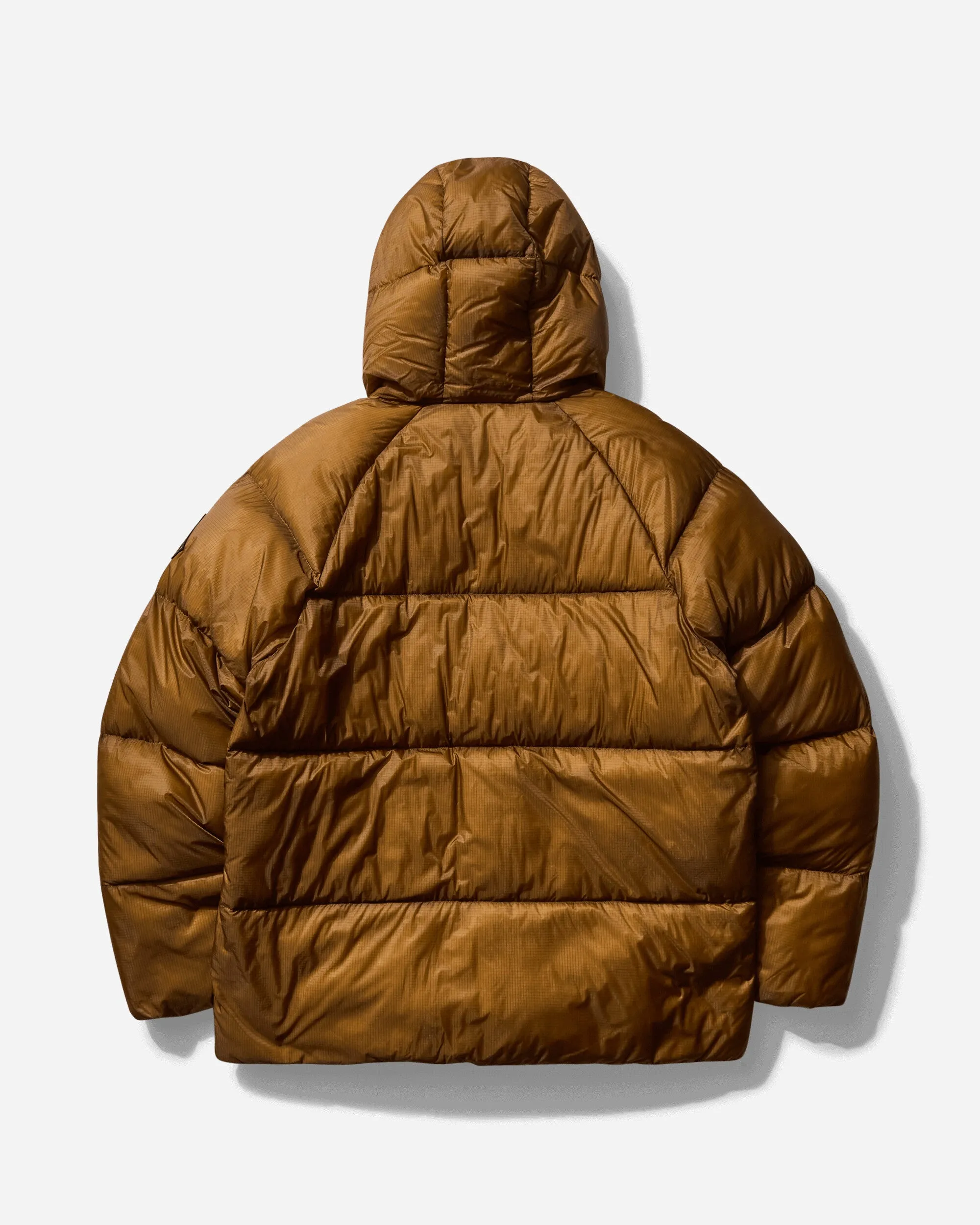 Veste technique à capuche en duvet Nitty Gritty Stellar pour homme - Bronze Marron
