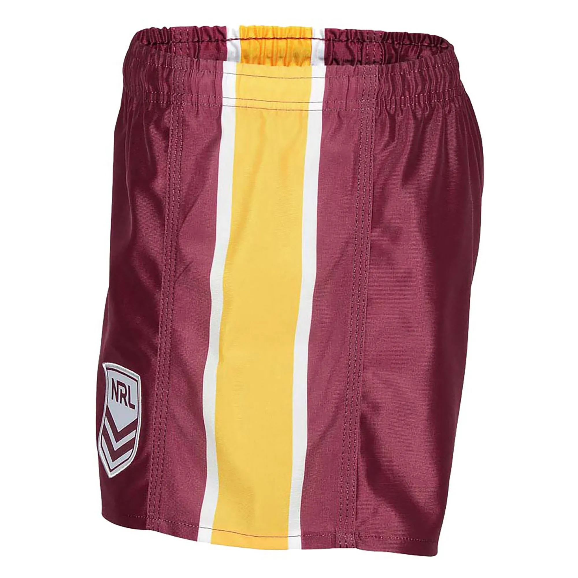 Short de supporteur des Brisbane Broncos NRL pour hommes